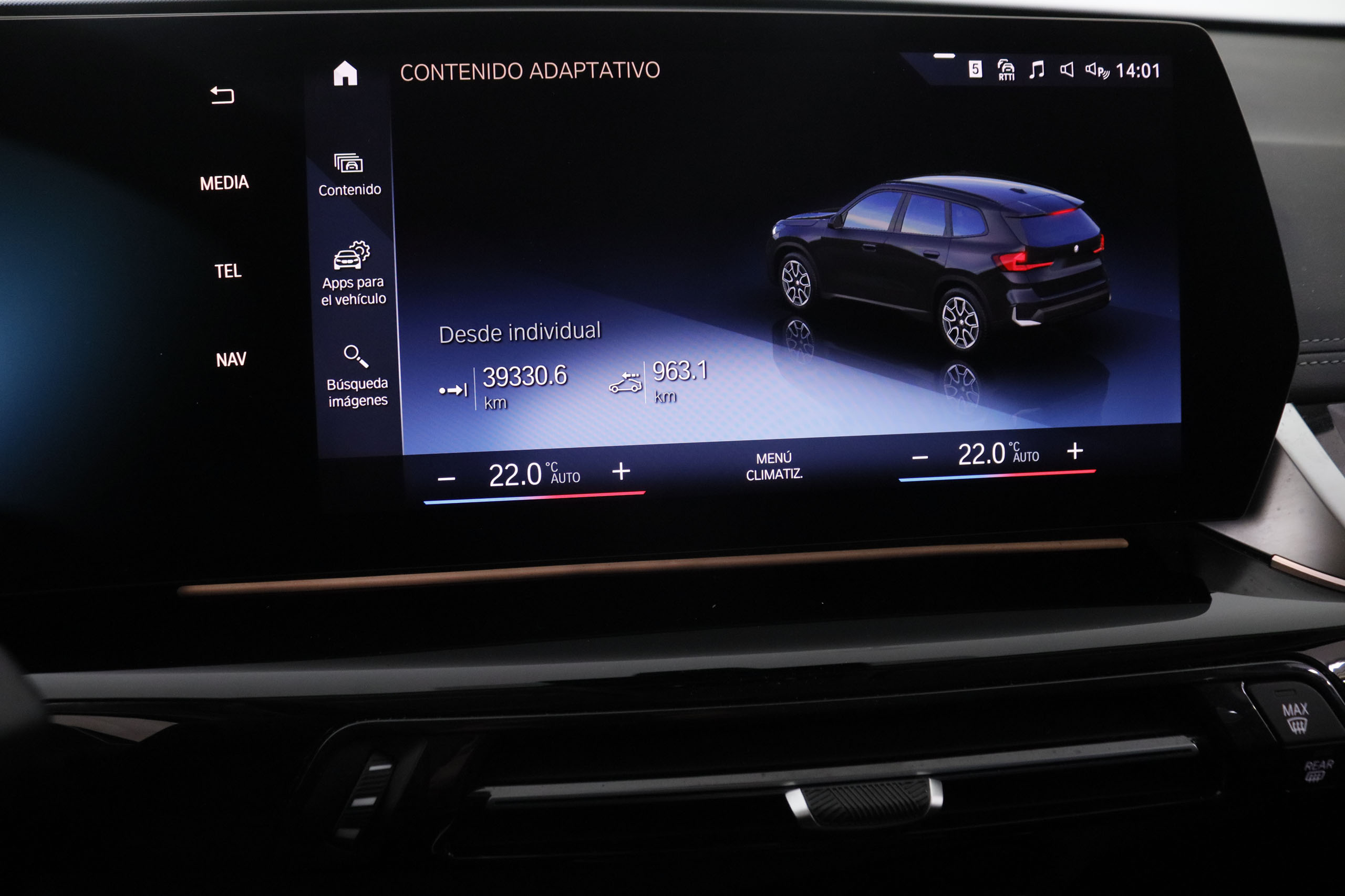 BMW X1 X1 SDRIVE 18D AUTO 150CV 5P # IVA DEDUCIBLE, CUERO, NAVY, PARKTRONIC foto 24