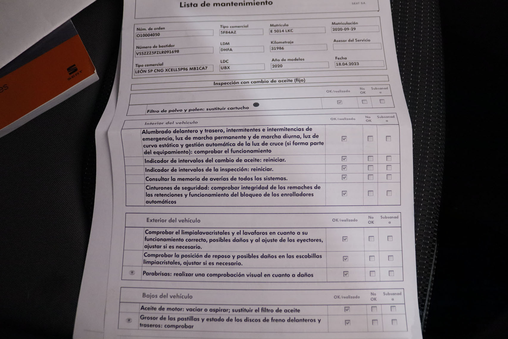 Seat Leon ST 1.5 TGI DSG-7 EXELLENCE AUTO 130CV 5P # IVA DEDUCIBLE, PARKTRONIC foto 30