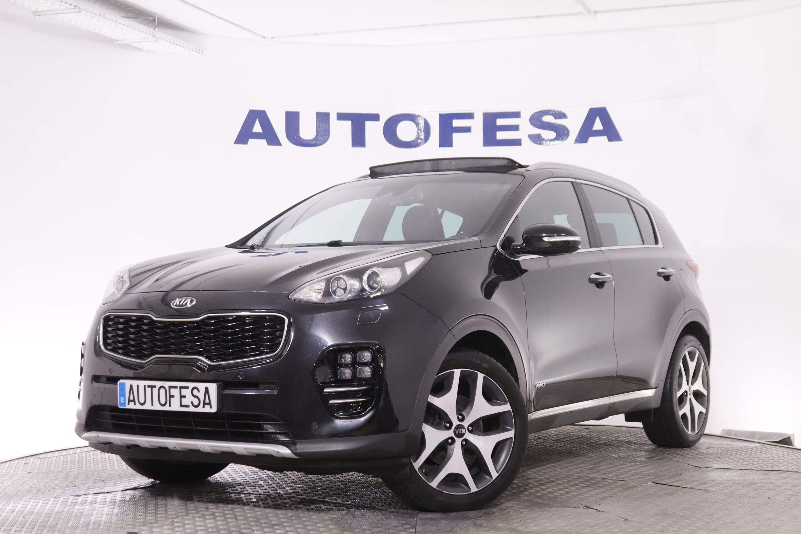 Kia Sportage 1.6 TGDI GT LINE 4X4 177CV 5P # CUERO, TECHO ELEC PANORAMICO, NAVY, PARKTRONIC foto 1