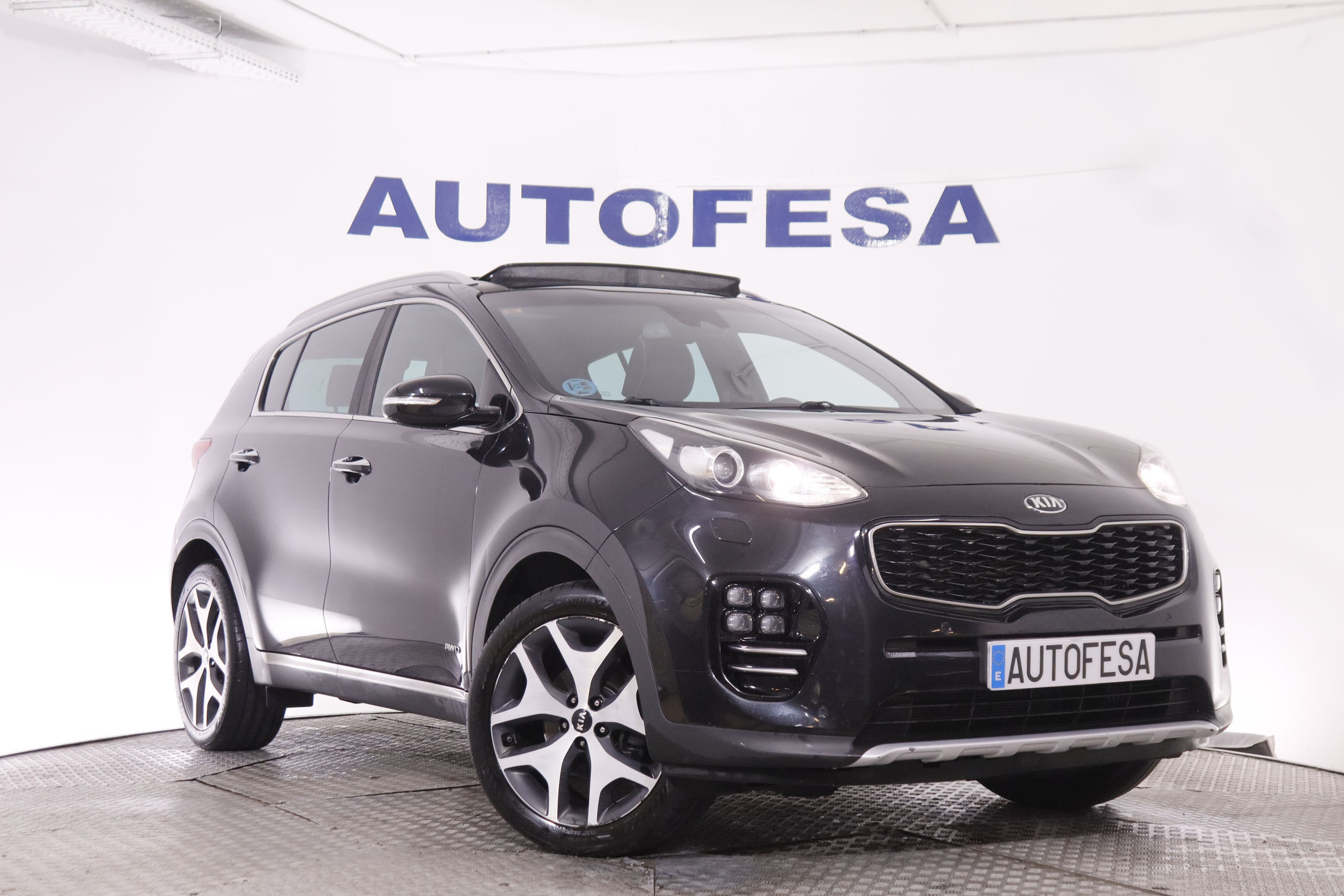 Kia Sportage 1.6 TGDI GT LINE 4X4 177CV 5P # CUERO, TECHO ELEC PANORAMICO, NAVY, PARKTRONIC foto 3