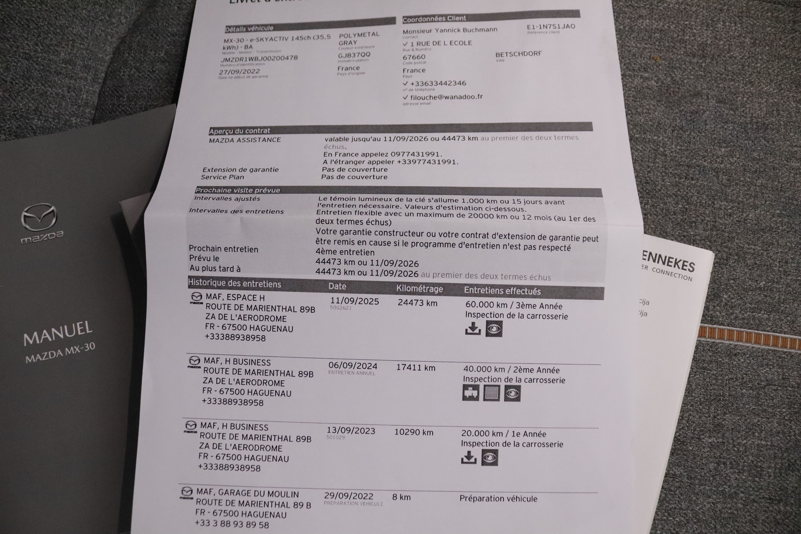 Mazda MX30 ELECTRICO E-SKYACTIVE MODERN AUTO 145CV 5P # IVA DEDUCIBLE, NAVY, PARKTRONIC foto 30