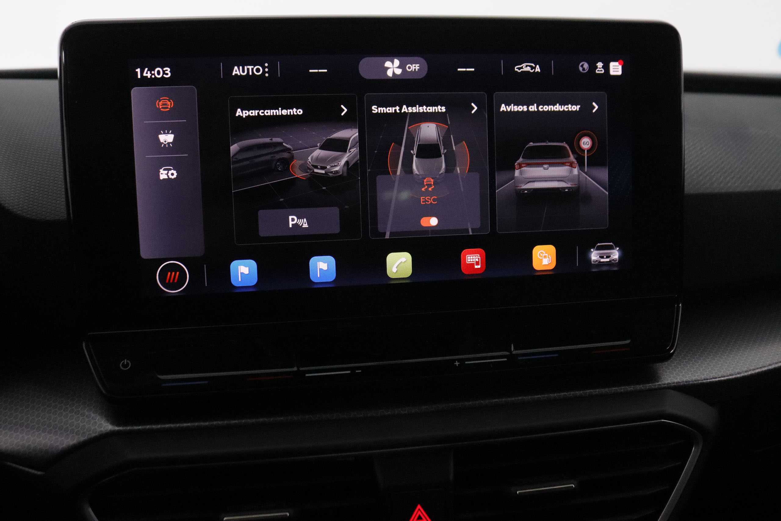 Seat Leon 1.0 MHEV ETSI STYLE DSG AUTO 110CV 5P # IVA DEDUCIBLE, NAVY, PARKTRONIC foto 24