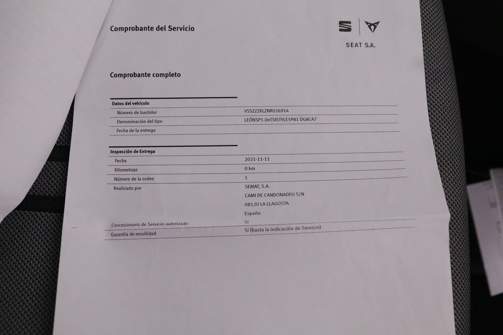 Seat Leon 1.0 MHEV ETSI STYLE DSG AUTO 110CV 5P # IVA DEDUCIBLE, NAVY, PARKTRONIC foto 32