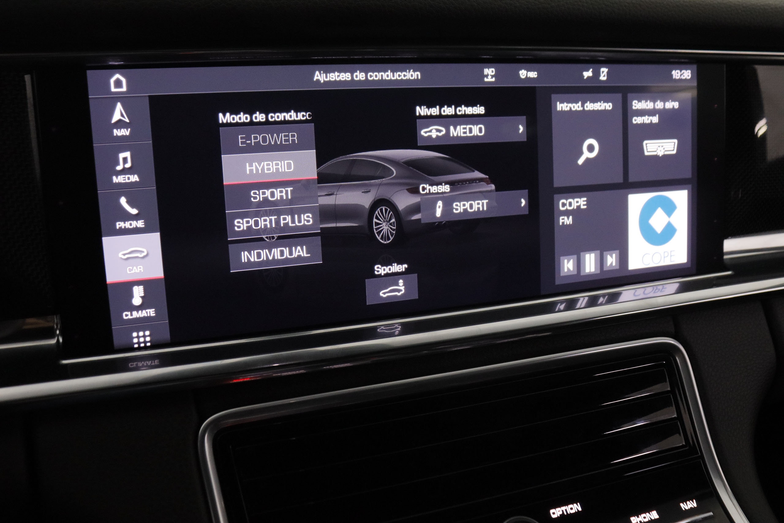 Porsche Panamera 4 E-HYBRID AUTO 462CV 5P # IVA DEDUCIBLE, CUERO, NAVY, PARKTRONIC foto 19