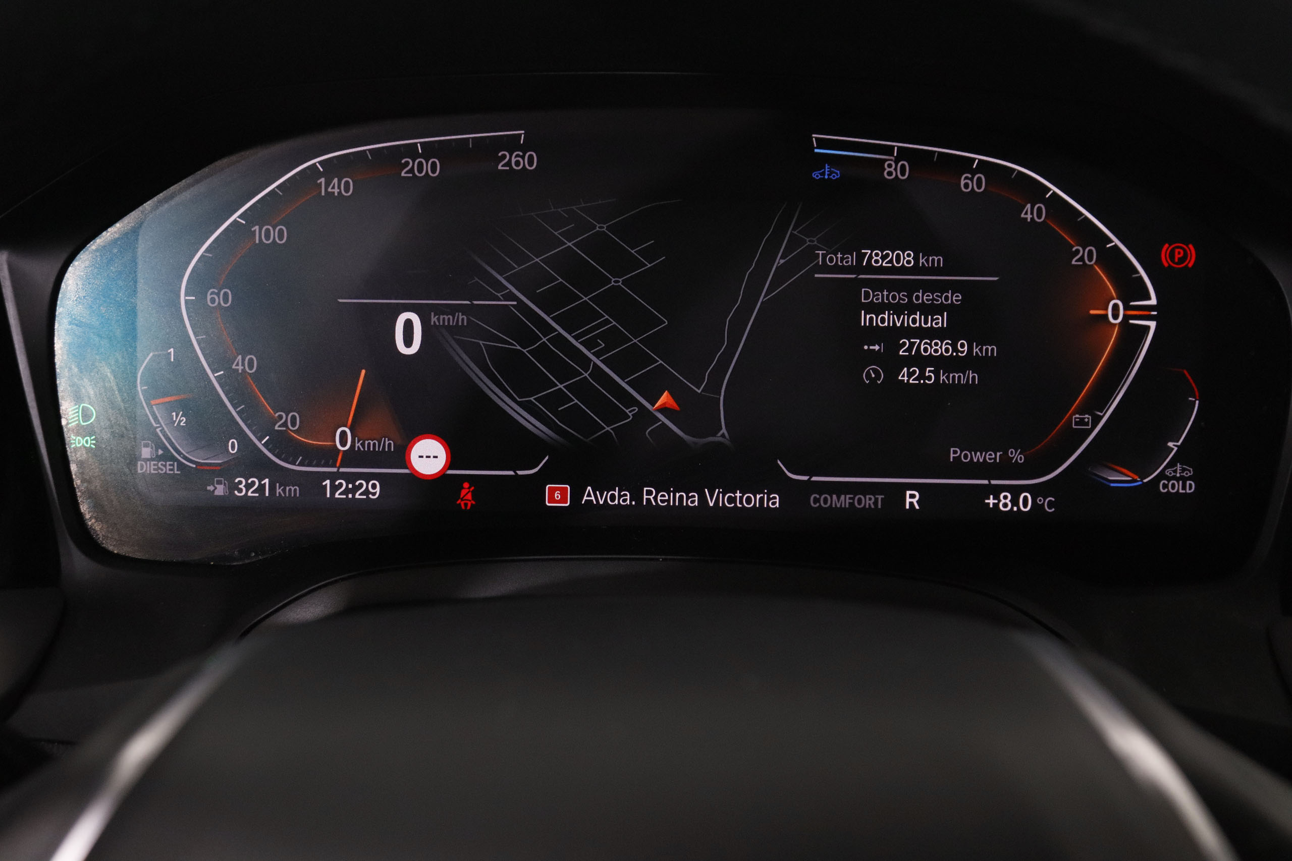 BMW 320 SERIE 3 320D TOURING AUTO 190CV 5P # IVA DEDUCIBLE, NAVY, PARKTRONIC foto 17