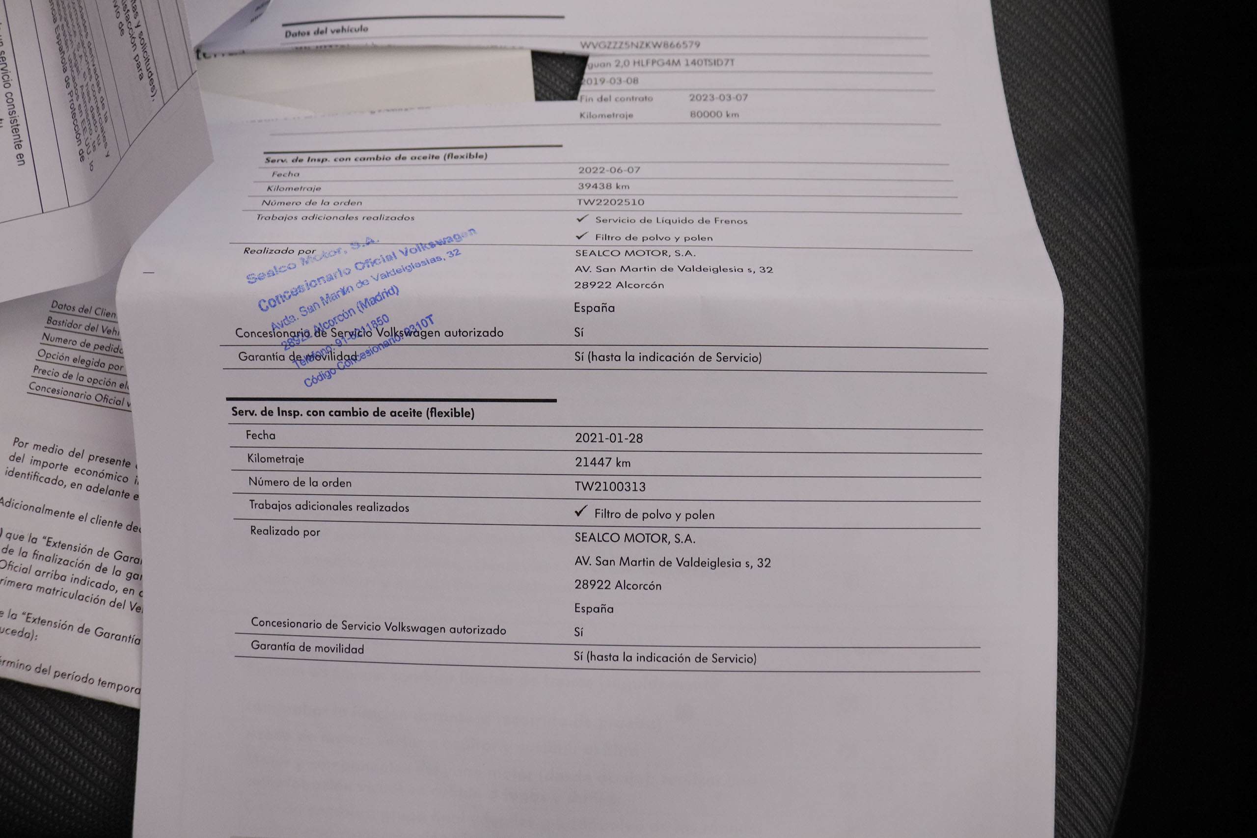 Volkswagen Tiguan TIGUAN 2.0 TSI R-LINE 4MOTION 190CV DSG 5P # , NAVY, TECHO ELECTRICO PANORAMICO, FAROS LED foto 34