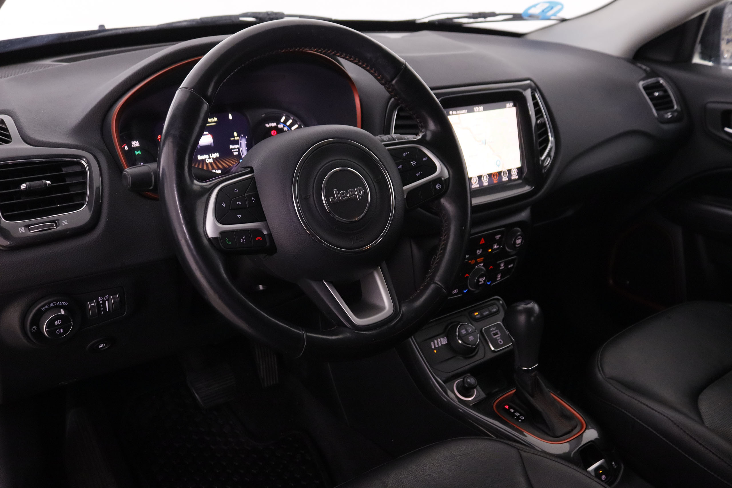 Jeep Compass 1.3 PHEV TRAILHAWK AUTO AWD 240CV 5P # IVA DEDUCIBLE, CUERO, NAVY, PARKTRONIC foto 14