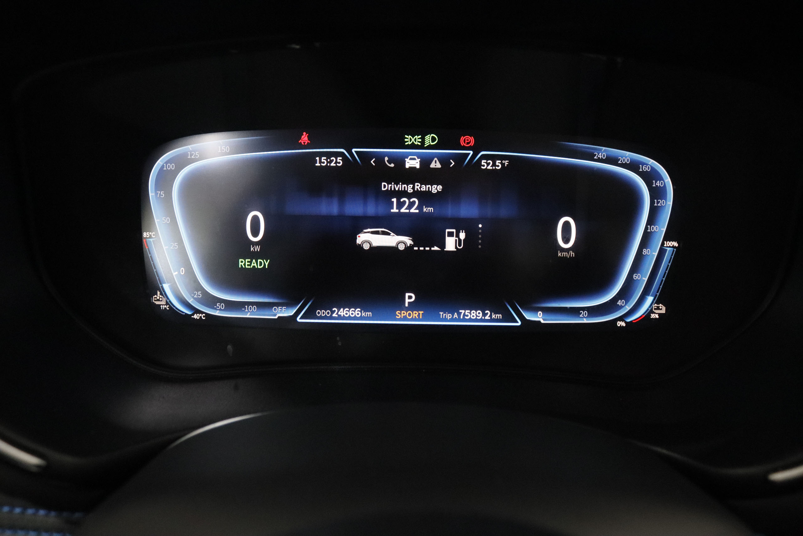 SERES 3 ELECTRICO CONFORT AUTO 163CV 4X2 5P GARANTIA HASTA 2032 # CUERO, TECHO ELEC PANORAMICO, NAVY foto 19