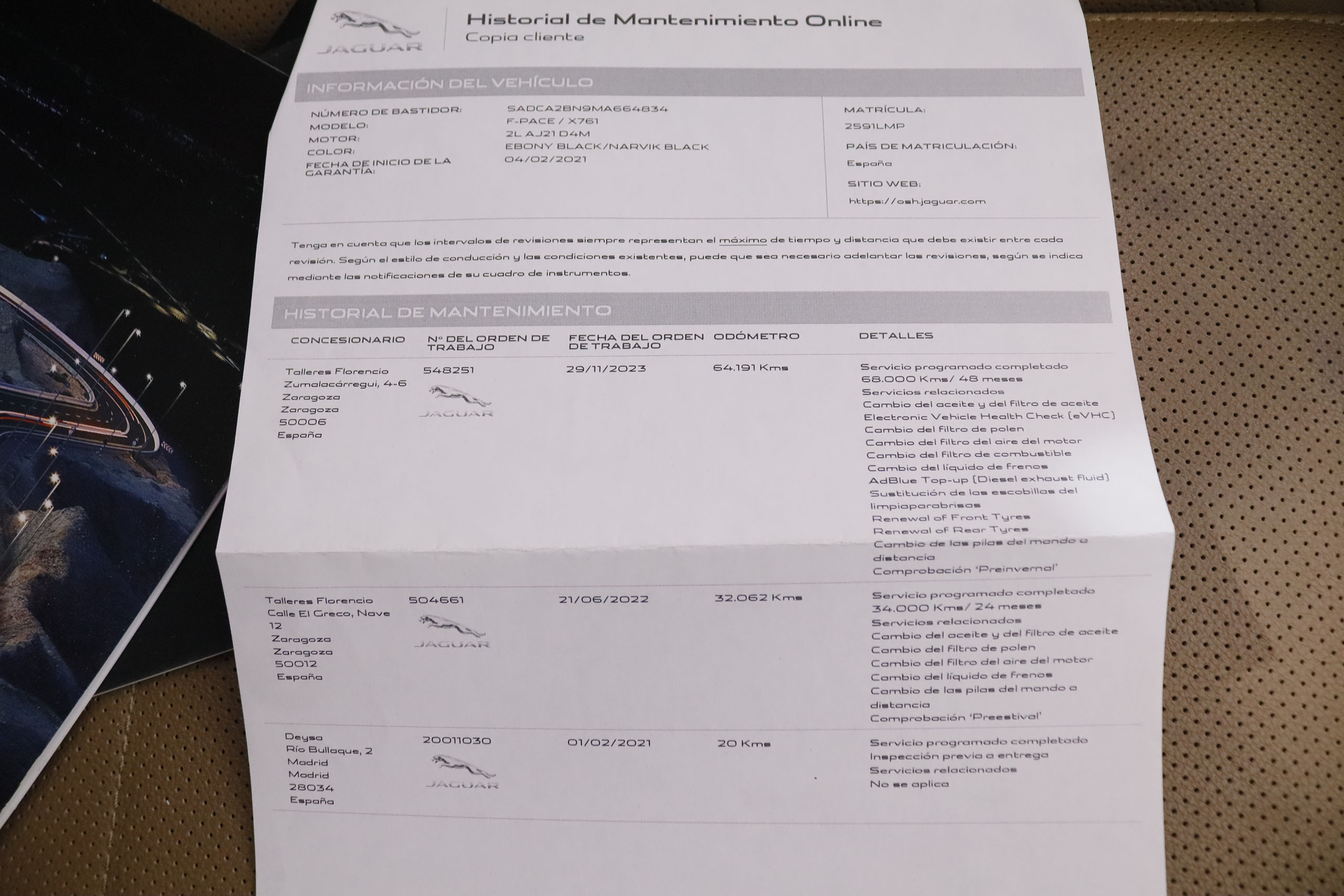 Jaguar F-pace 2.0 D  MHEV AWD AUTO S 204CV 5P foto 33