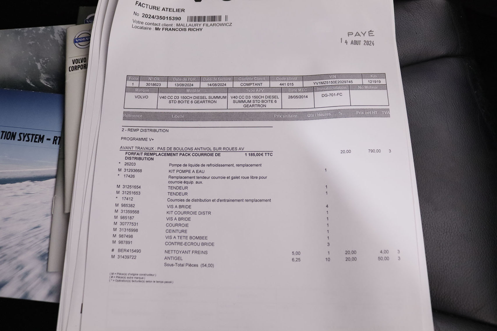 Volvo V40 2.0 D3 CROSS COUNTRY SUMMUM AUTO 150CV 5P # CUERO, NAVY, PARKTRONIC foto 36