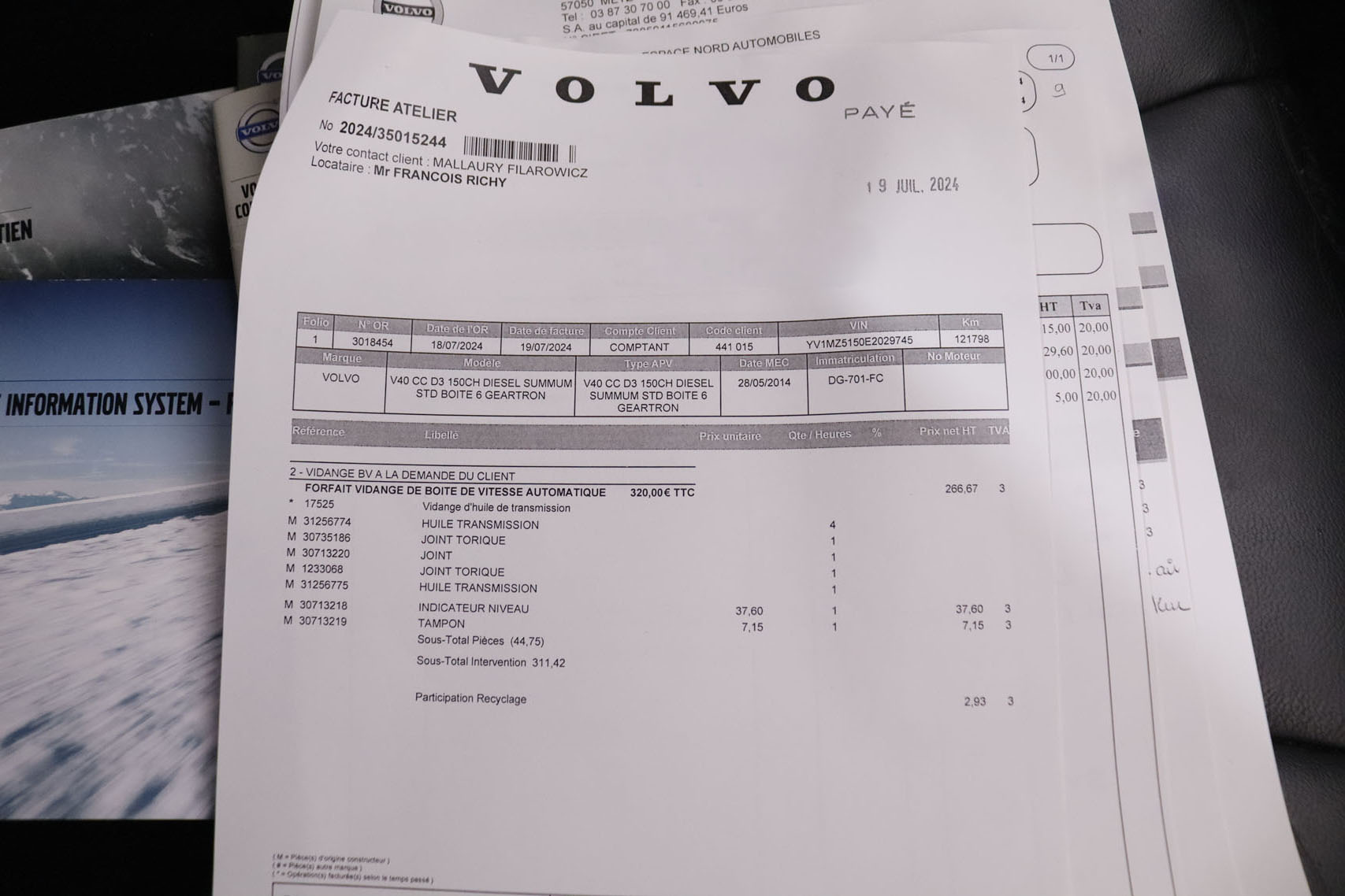 Volvo V40 2.0 D3 CROSS COUNTRY SUMMUM AUTO 150CV 5P # CUERO, NAVY, PARKTRONIC foto 37