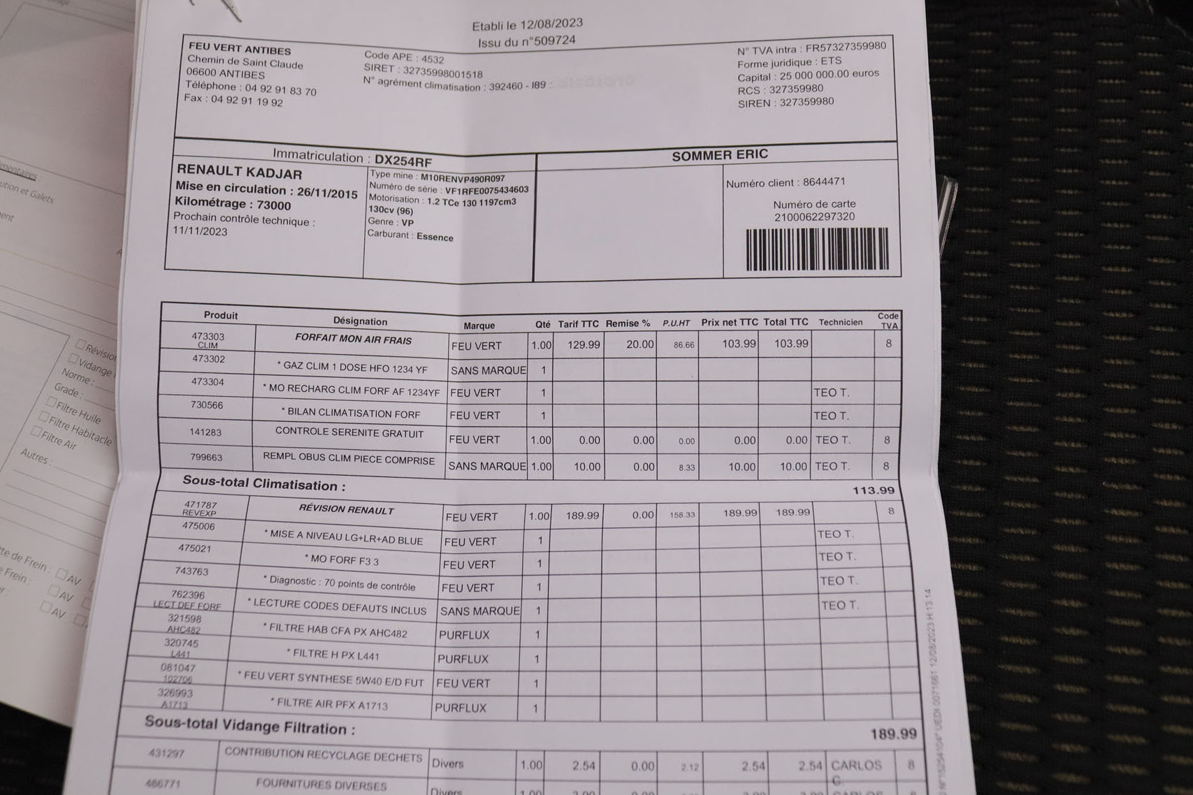 Renault Kadjar 1.2 EDITION ONE 130CV 5P # TECHO PANORAMICO, NAVY, PARKTRONIC foto 28