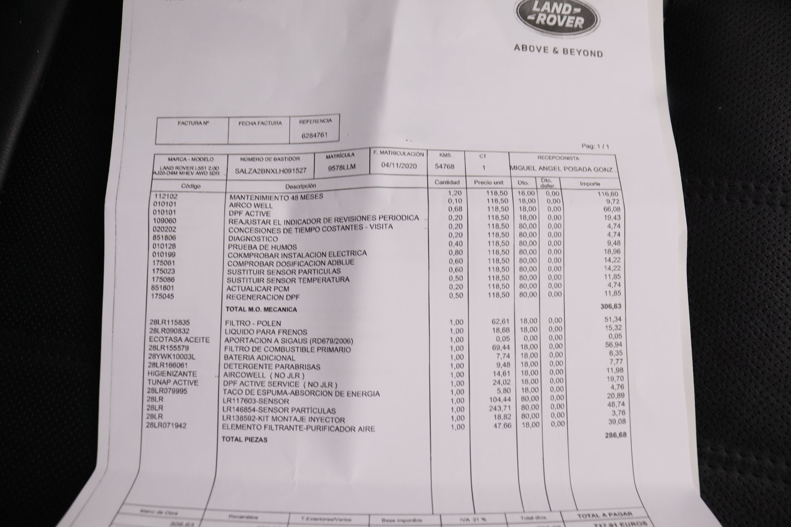 Land Rover Range Rover Evoque 2.0 D HIBRIDO AWD AUTO 150CV 5P # CUERO, NAVY, PARKTRONIC foto 32