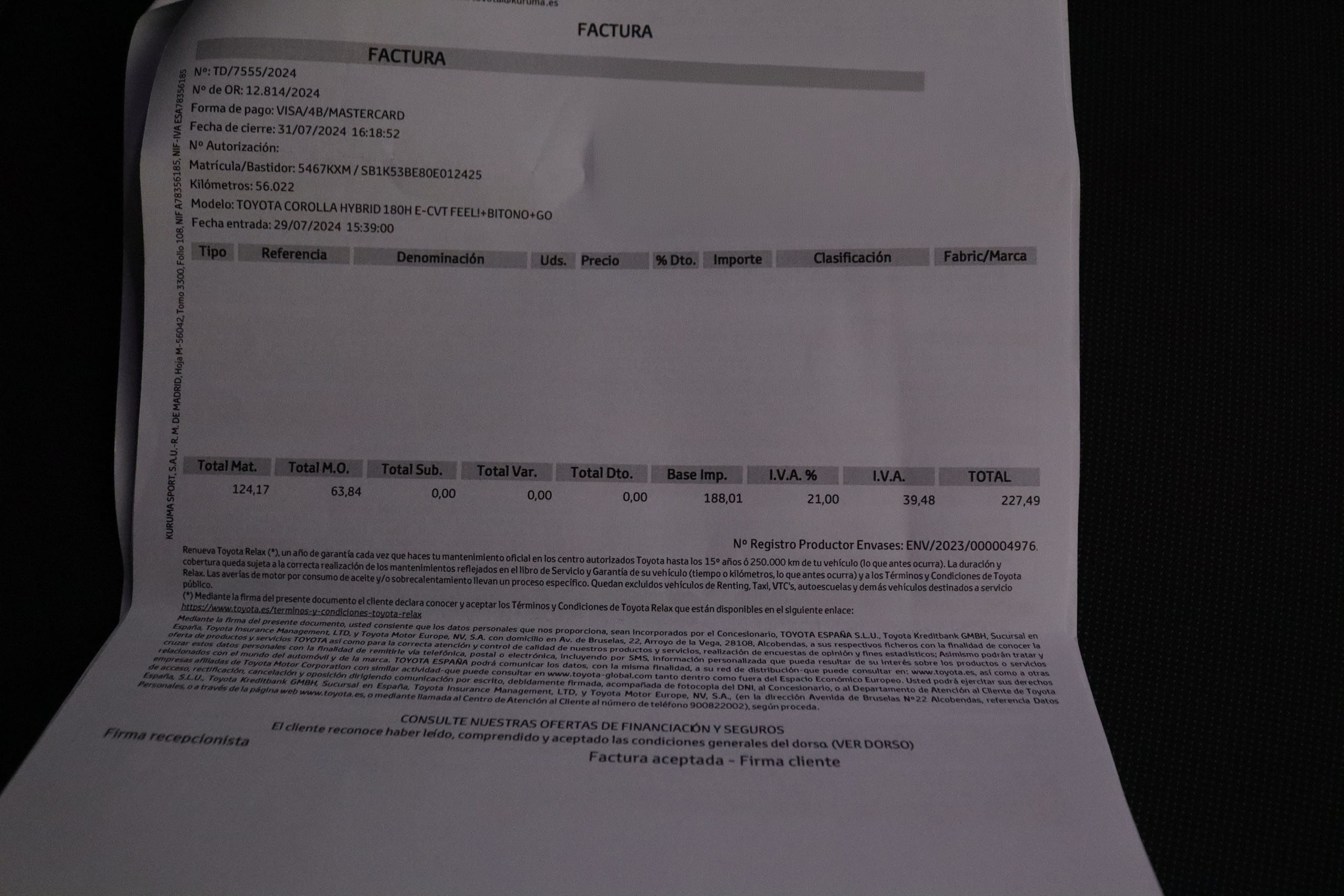 Toyota Corolla 2.0 HEV FEEL GO ECVT AUTO 180CV 5P # NAVY, PARKTRONIC foto 29