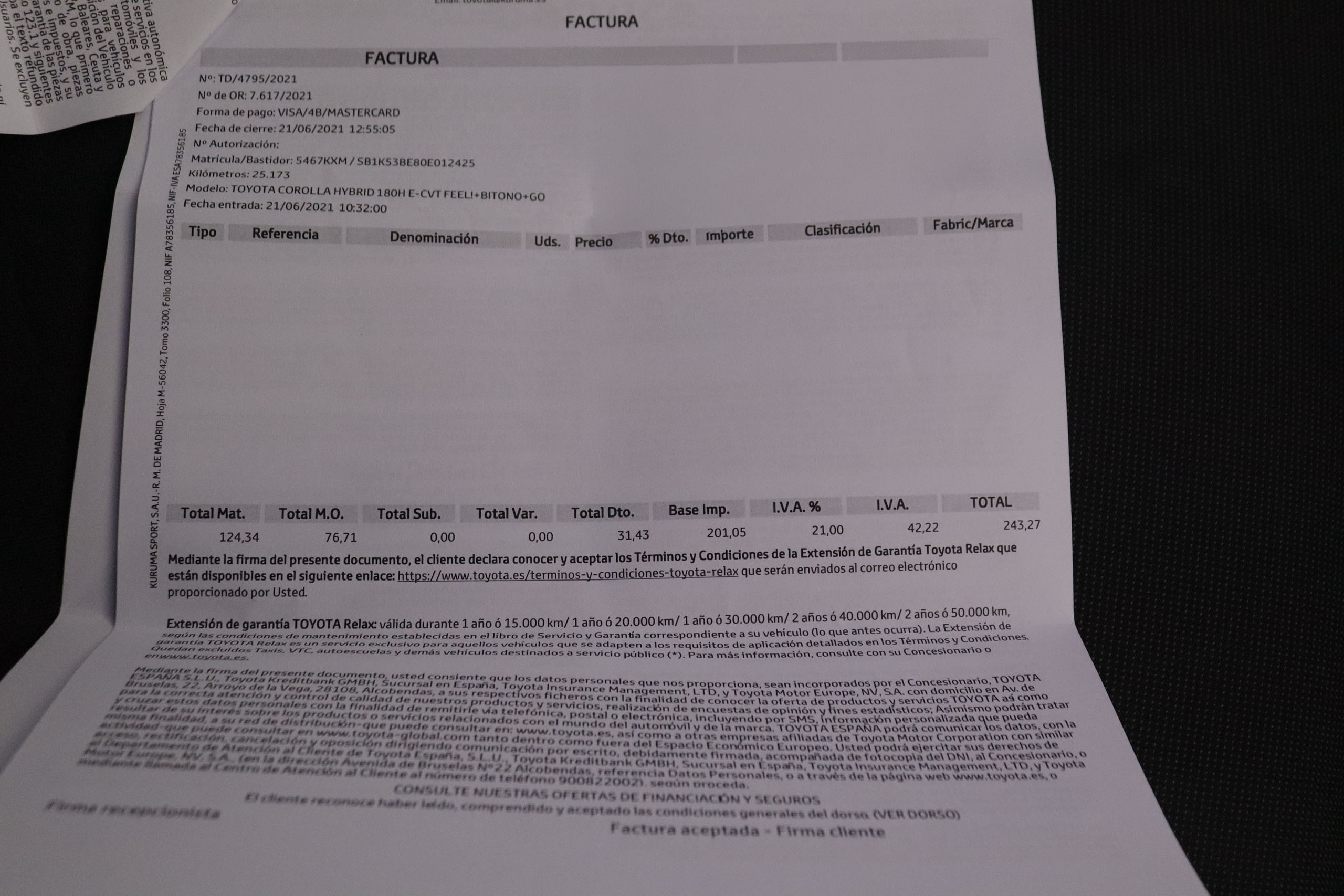 Toyota Corolla 2.0 HEV FEEL GO ECVT AUTO 180CV 5P # NAVY, PARKTRONIC foto 33