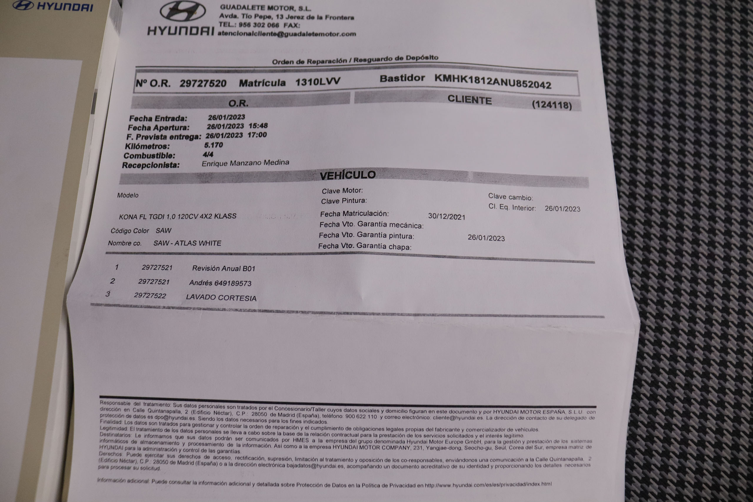 Hyundai Kona 1.0 TGDI KLASS 120CV 5P foto 28