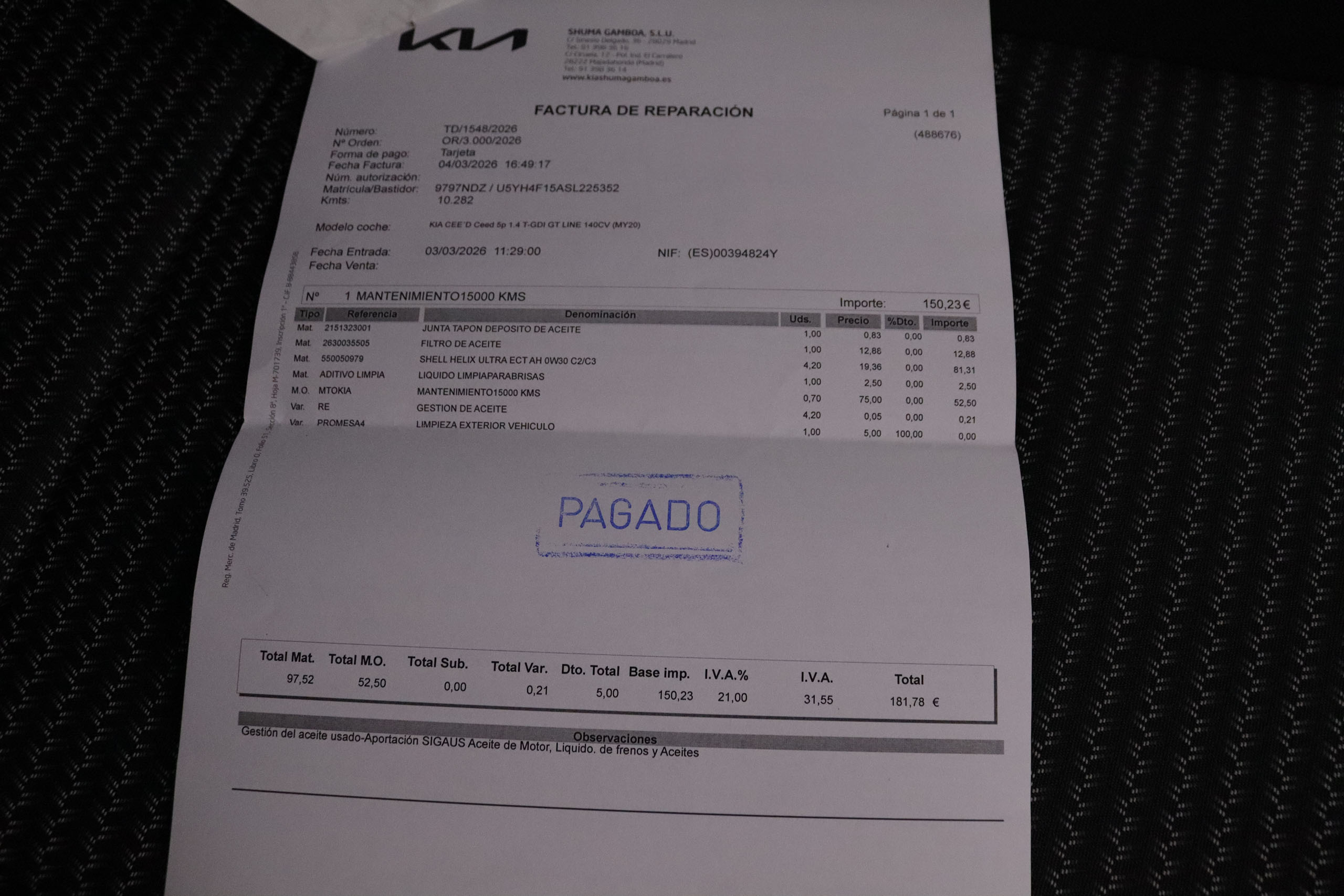 Kia XCEED 1.5 MHEV DRIVE 140CV 5P # GARANTIA FAB 07/2032,NAVY, PARKTRONIC foto 29