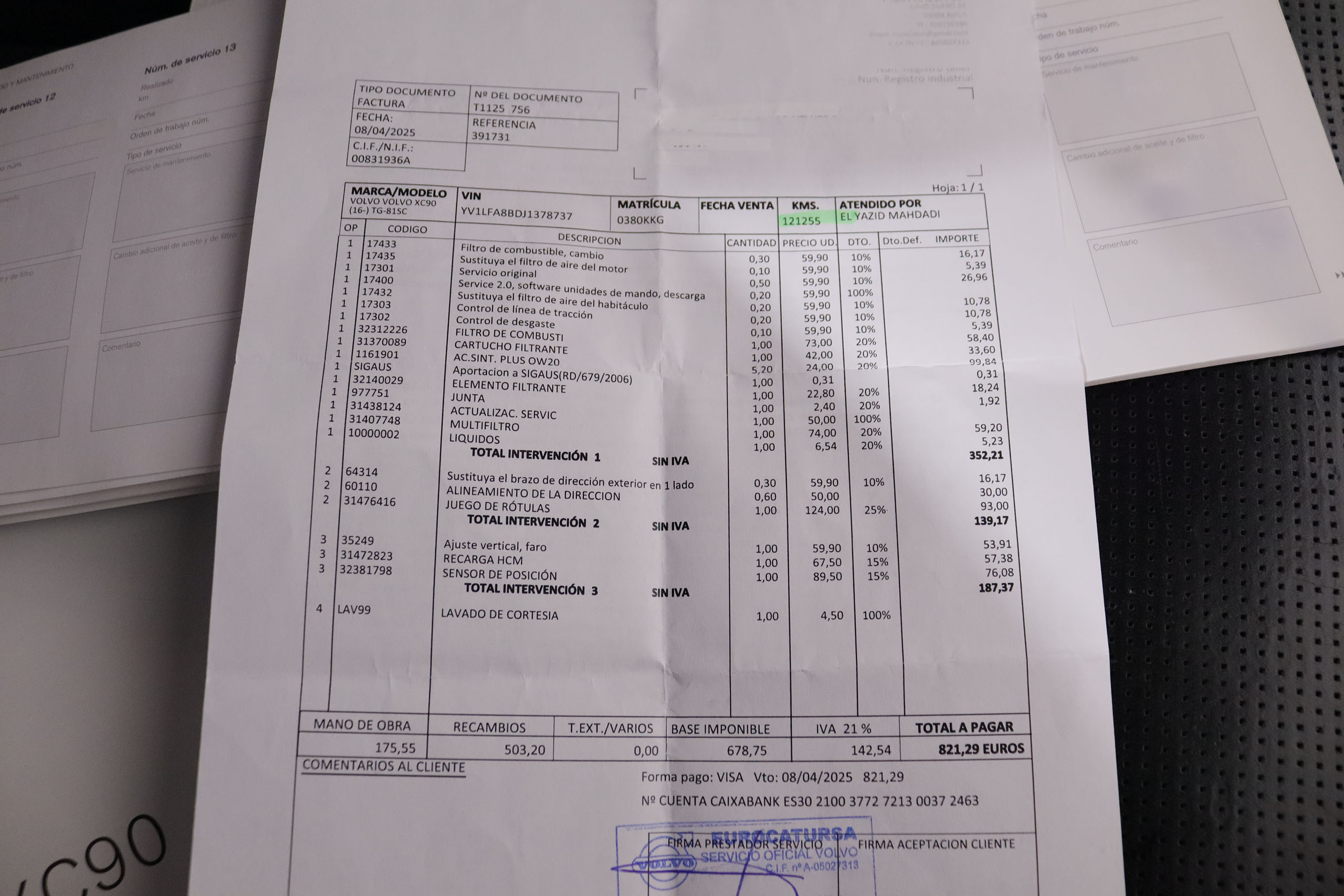 Volvo Xc 90 2.0 D4D INSCRIPTION AUTO 190CV 7 PLAZAS 5P # CUERO, NAVY, PARKTRONIC foto 38