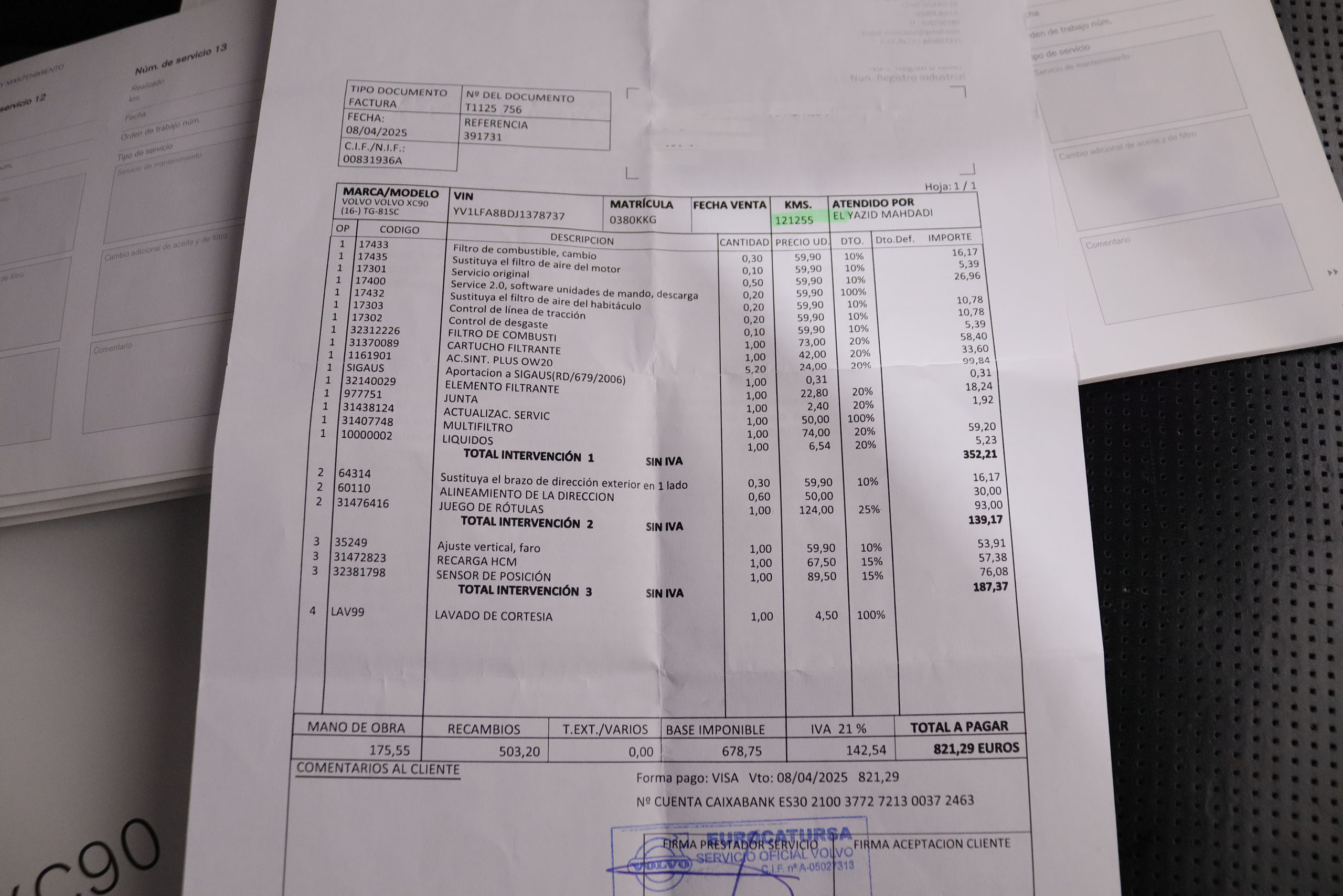 Volvo Xc 90 2.0 D4D INSCRIPTION AUTO 190CV 7 PLAZAS 5P # CUERO, NAVY, PARKTRONIC foto 39