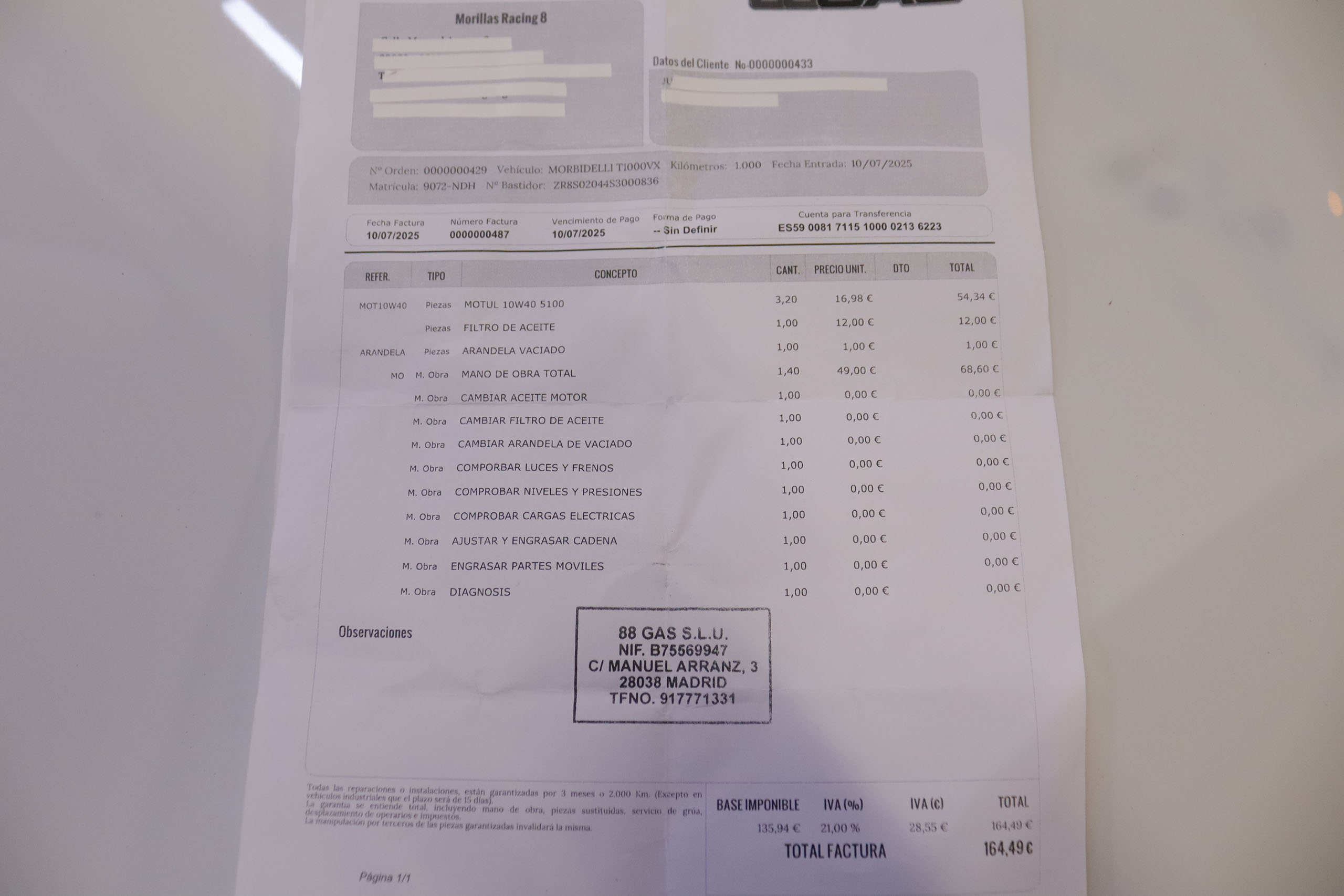 MORBIDELLI T1002VX T1002VX  89CV GARANTIA DE FABRICA 7/2030, ABS foto 26