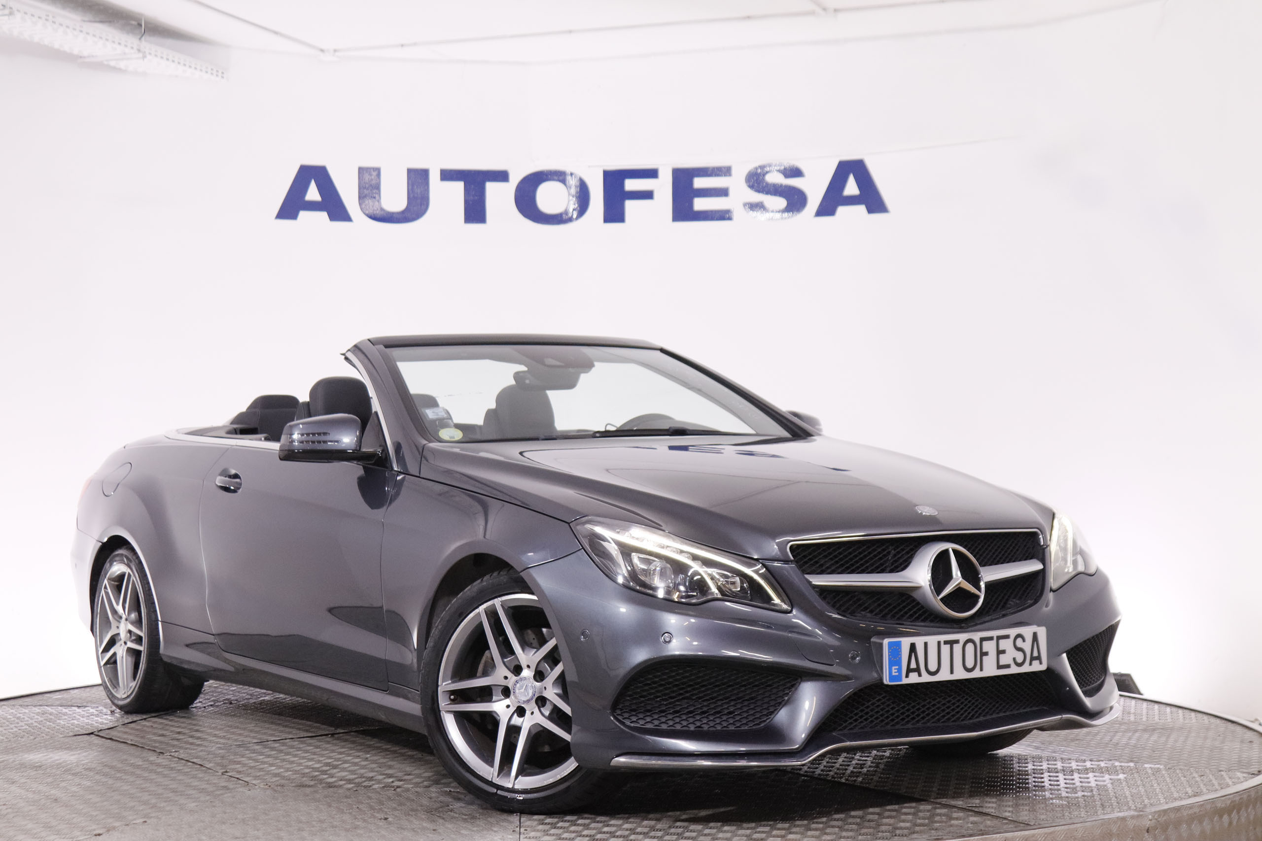 Mercedes-benz E 220 CLASE E E220 D CABRIO AMG LINE AUTO 170CV 2P # CUERO, NAVY, PARKTRONIC foto 3