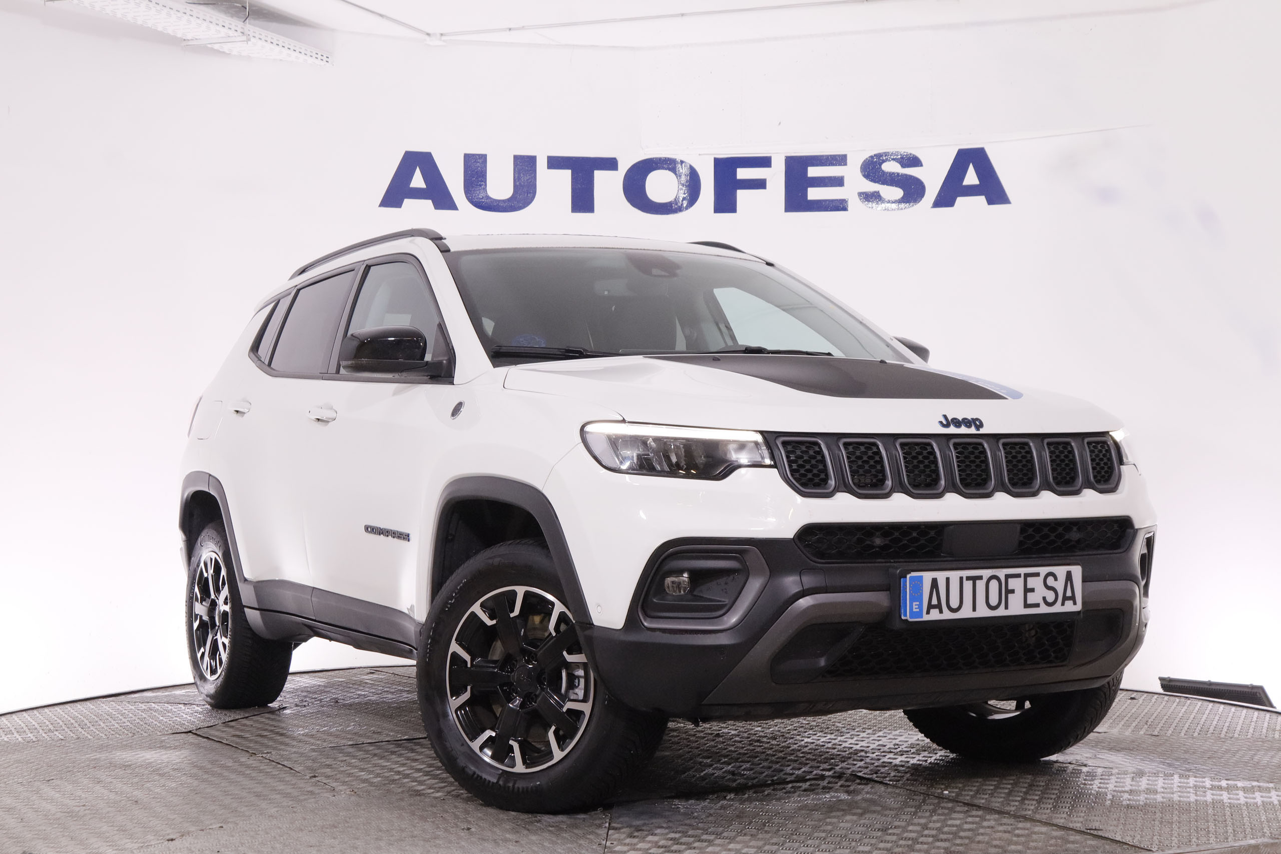 Jeep Compass 1.3 PHEV TRAILHAWK 4WD AUTO 240CV 5P # IVA DEDUCIBLE, TECHO ELEC PANORAMICO, NAVY foto 3
