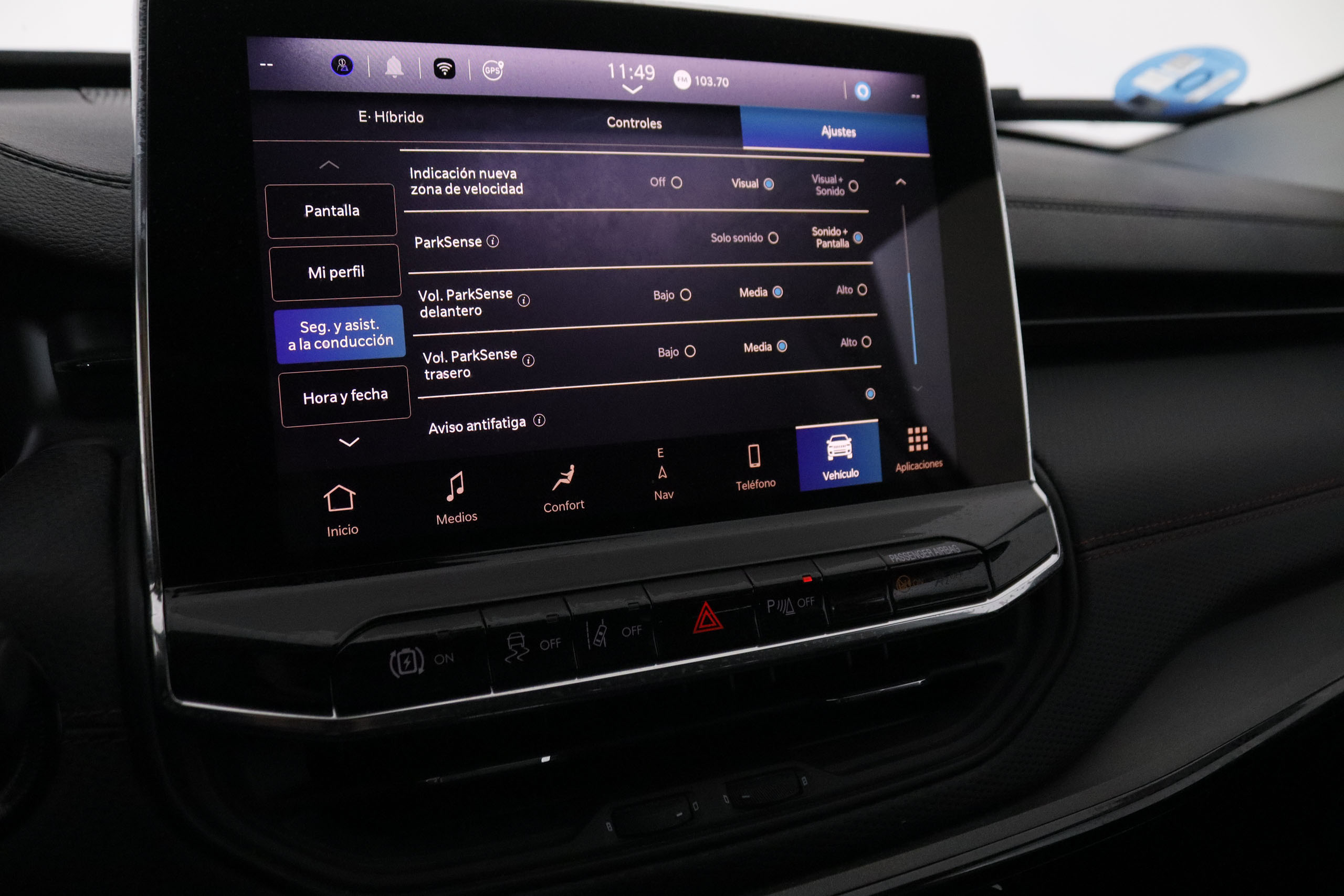 Jeep Compass 1.3 PHEV TRAILHAWK 4WD AUTO 240CV 5P # IVA DEDUCIBLE, TECHO ELEC PANORAMICO, NAVY foto 23