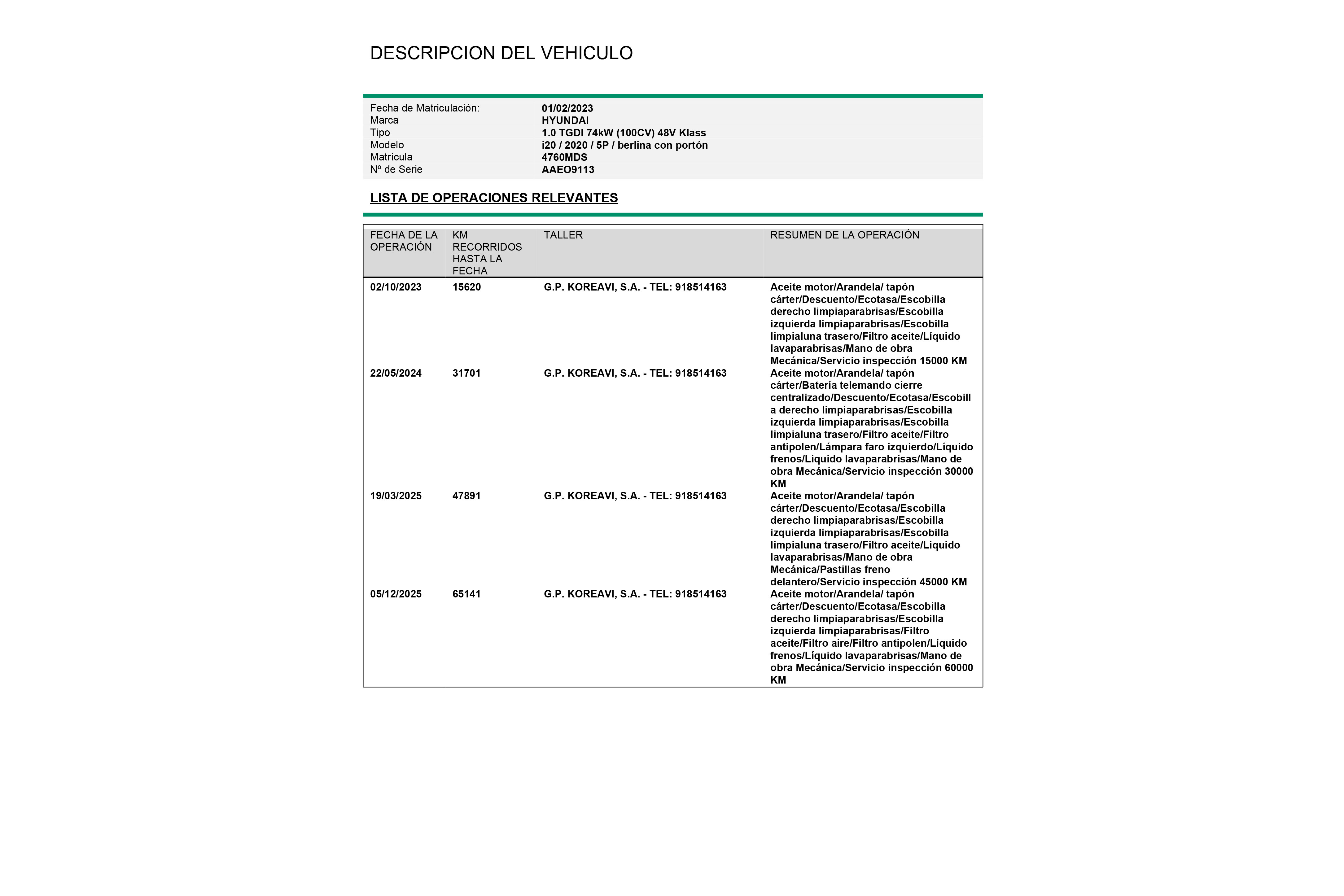 Hyundai I20 1.0 TGDI 48V KLASS 100cv 5P # IVA DEDUCIBLE,CAMARA TRASERA,PARKTRONIC foto 28