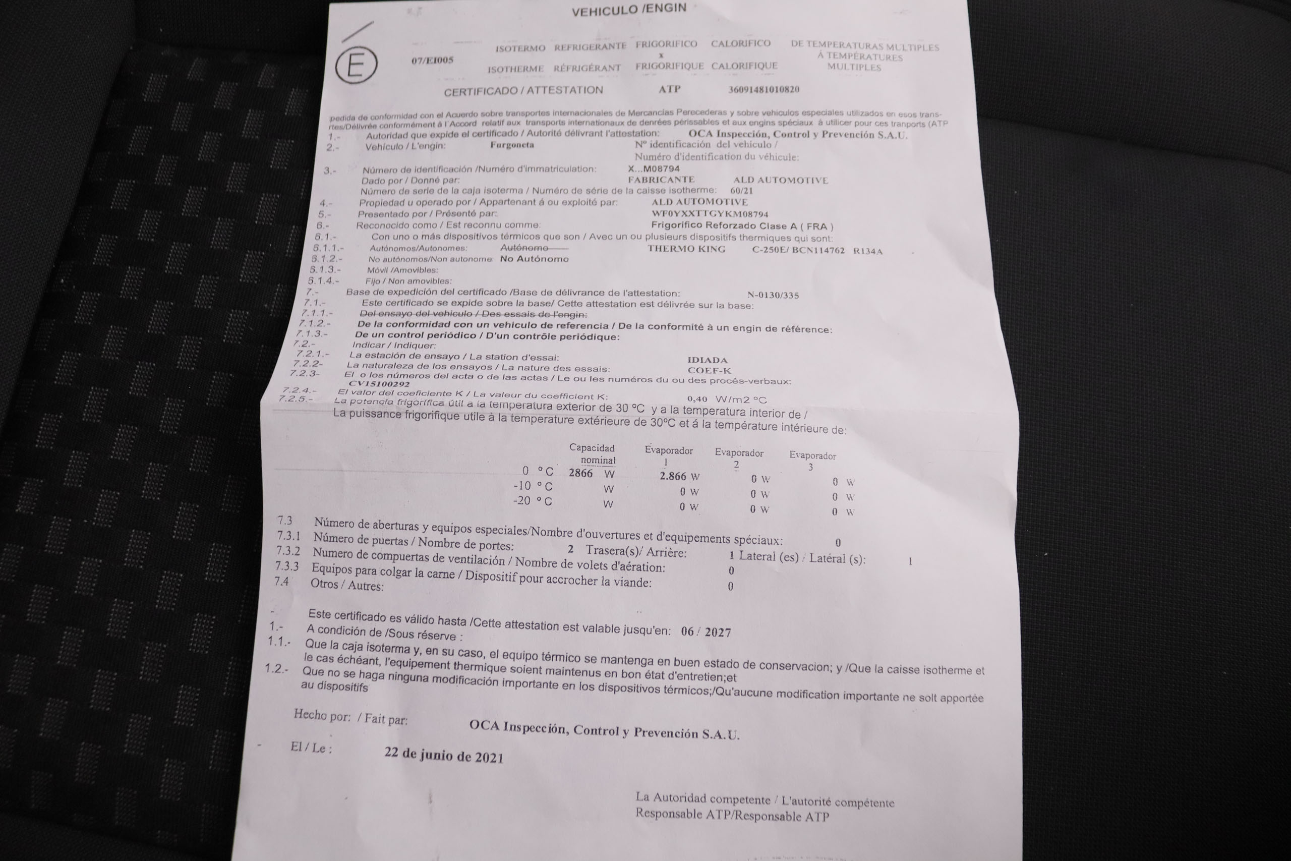 Ford Transit  Custom 2.0 ECOBLUE HYBRID L2H1 130CV 3P REFRIGERADO # IVA DEDUCIBLE,PARKTORNIC foto 26