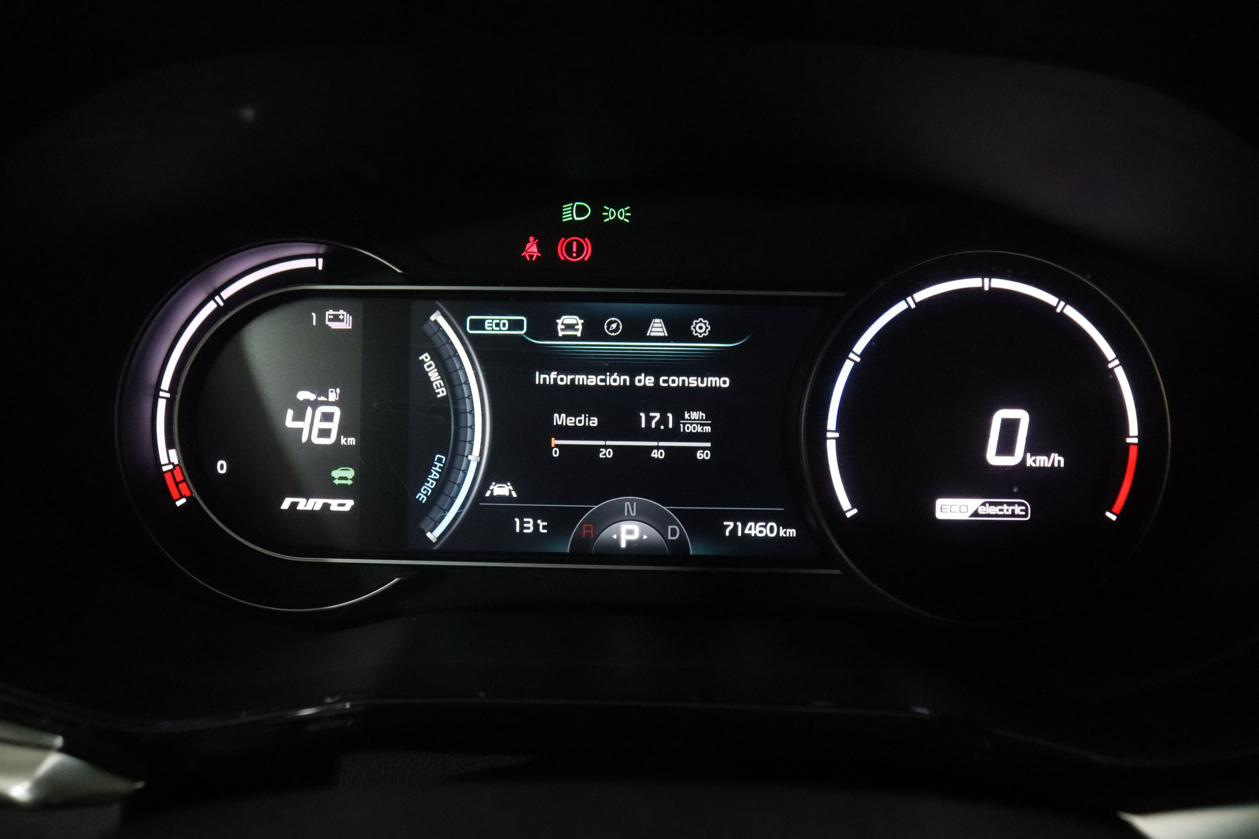 Kia E-NIRO ELECTRICO DRIVE LONG RANGE AUTO 204CV 5P # IVA DEDUCIBLE, NAVY, PARKTRONIC foto 18