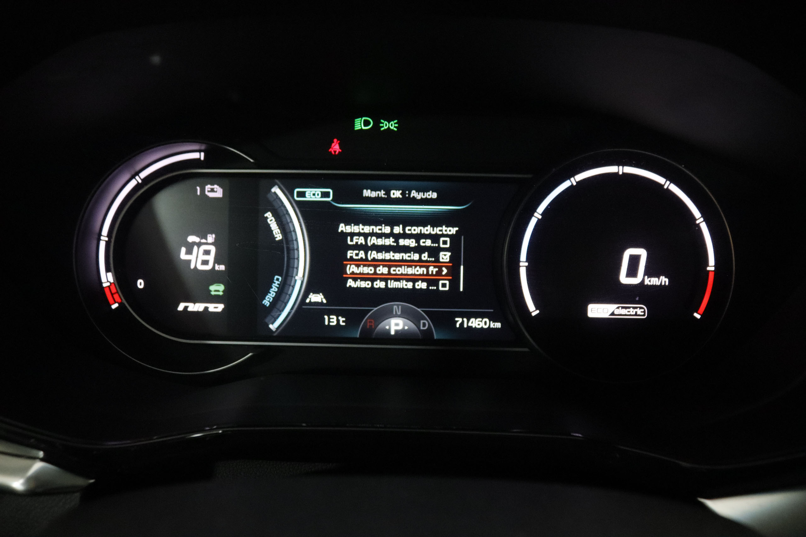 Kia E-NIRO ELECTRICO DRIVE LONG RANGE AUTO 204CV 5P # IVA DEDUCIBLE, NAVY, PARKTRONIC foto 19