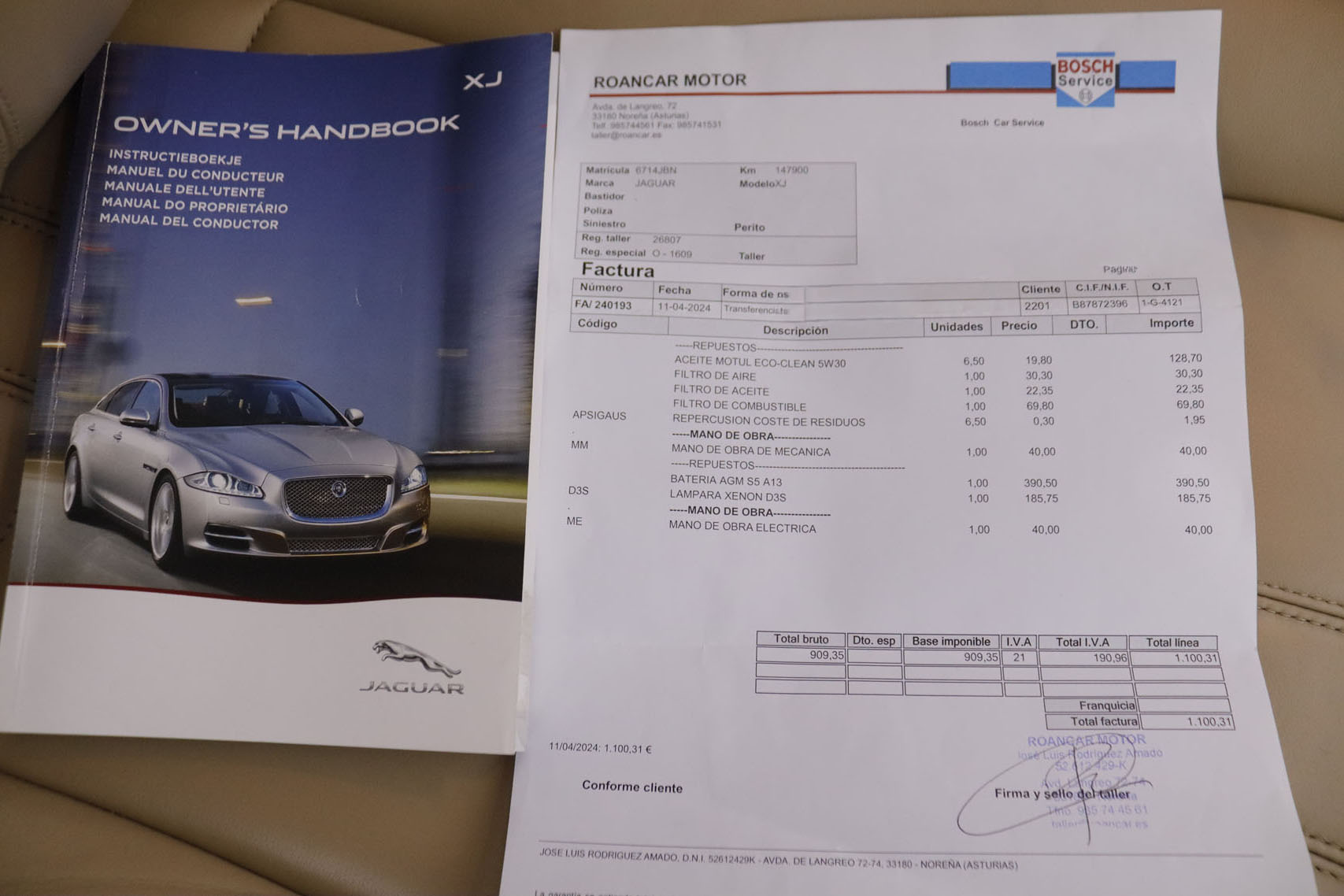 Jaguar Xj 3.0D LUXURY SWB 4P AUTO 275CV 4P  #CUERO, TECHO ELEC, LEVAS foto 33