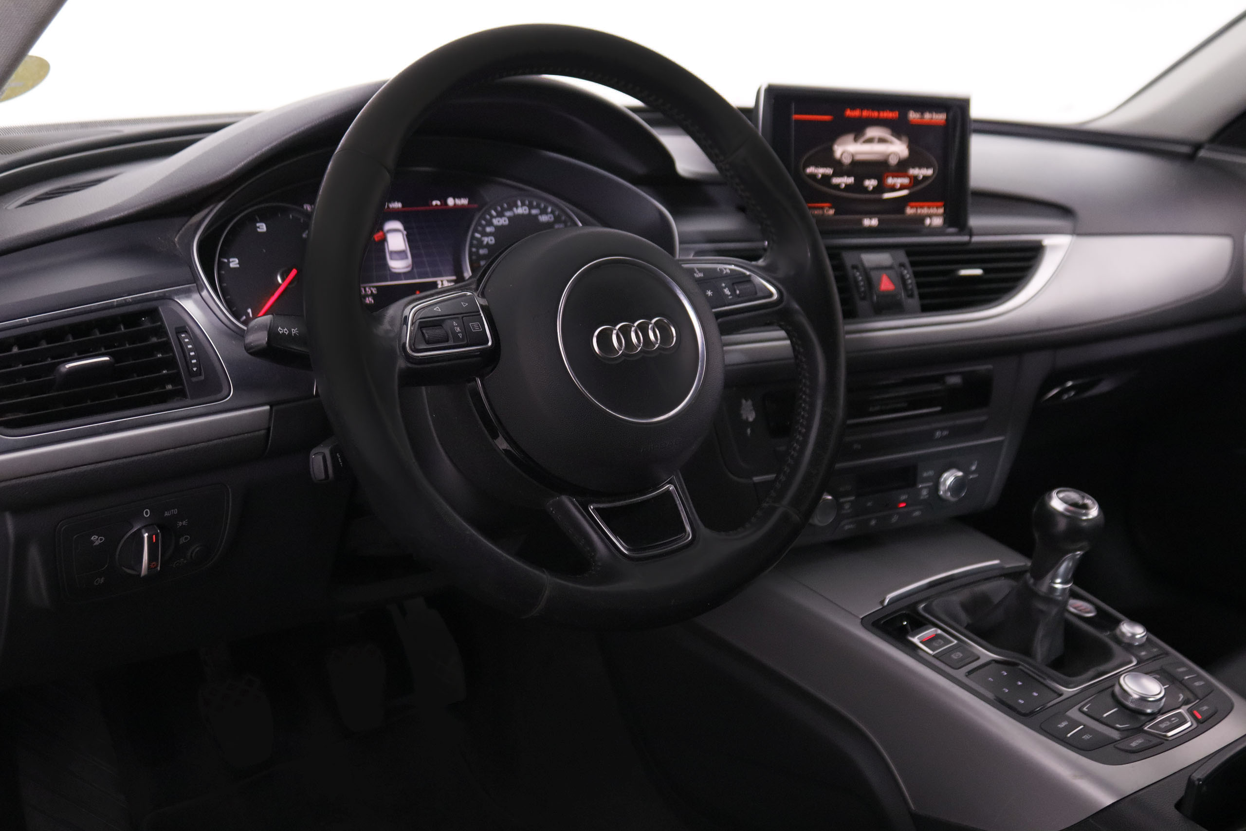 Audi A6 2.0 TDI 177CV 4P # CUERO, NAVY, PARKTRONIC foto 14