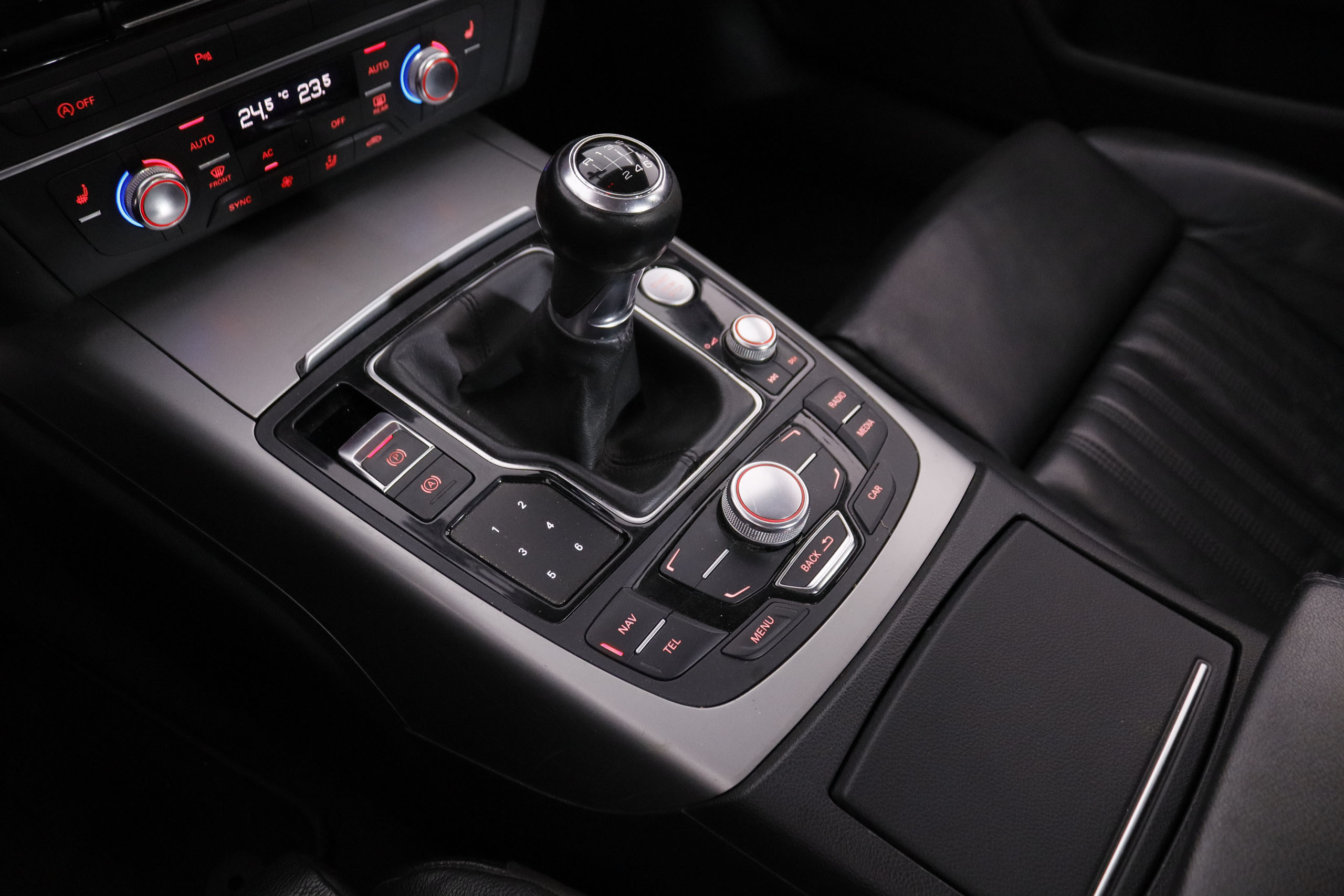 Audi A6 2.0 TDI 177CV 4P # CUERO, NAVY, PARKTRONIC foto 21