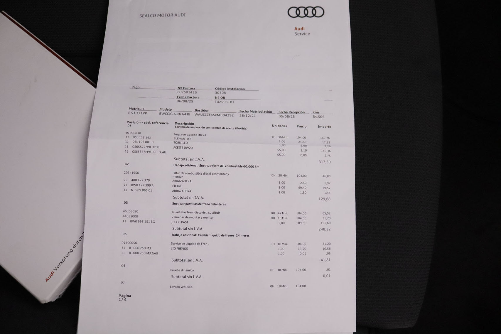 Audi A4 2.0 35 TDI S LINE AUTO 163CV MHEV 4P #GARANTIA HASTA 12/2026 NAVY, PARKTRONIC foto 38