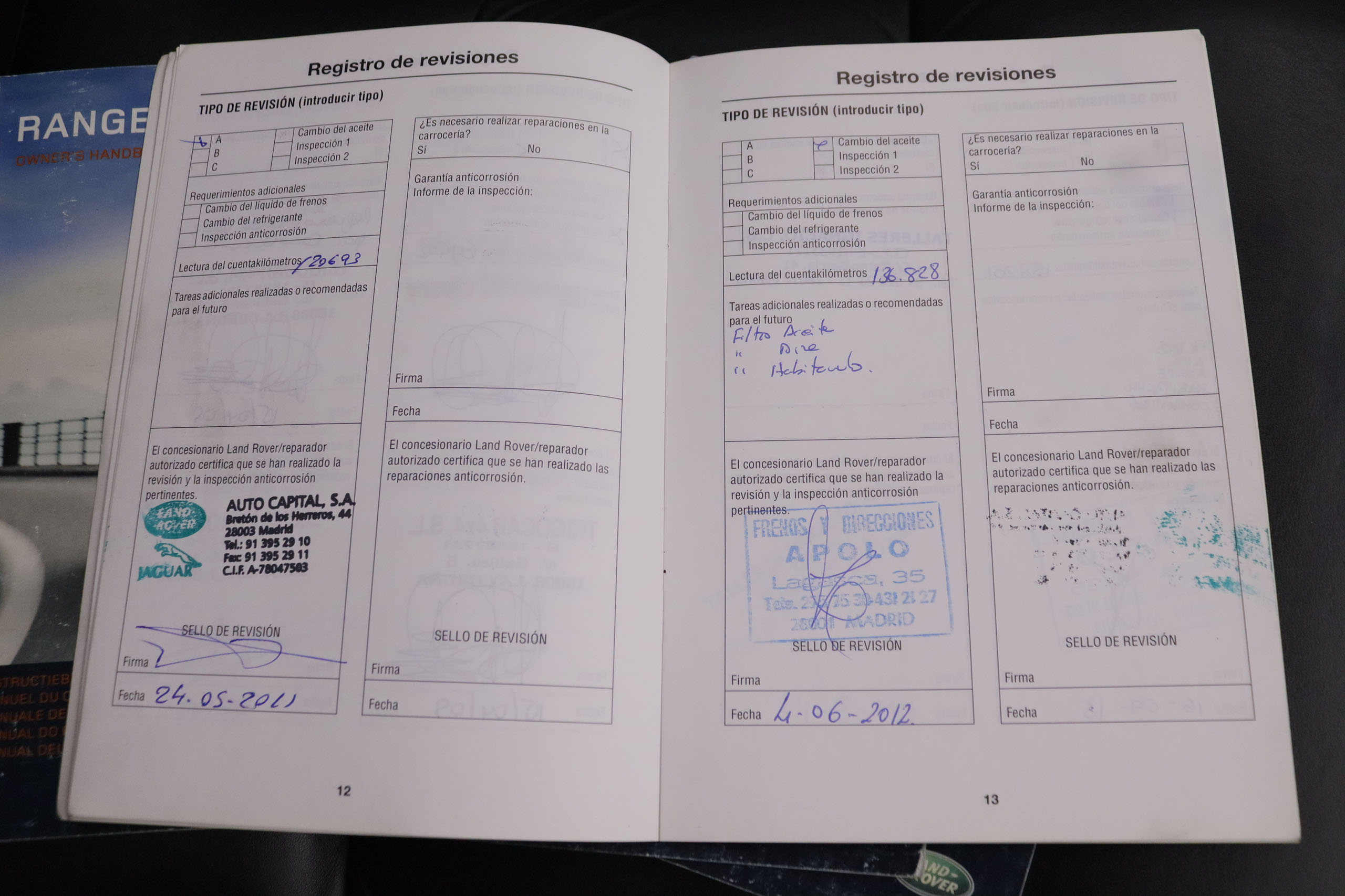 Land Rover Range Rover Sport 3.6 TDV8 HSE AUTO 272CV 5P # CUERO, TECHO ELECTRICO, NAVY, PARKTRONIC foto 31