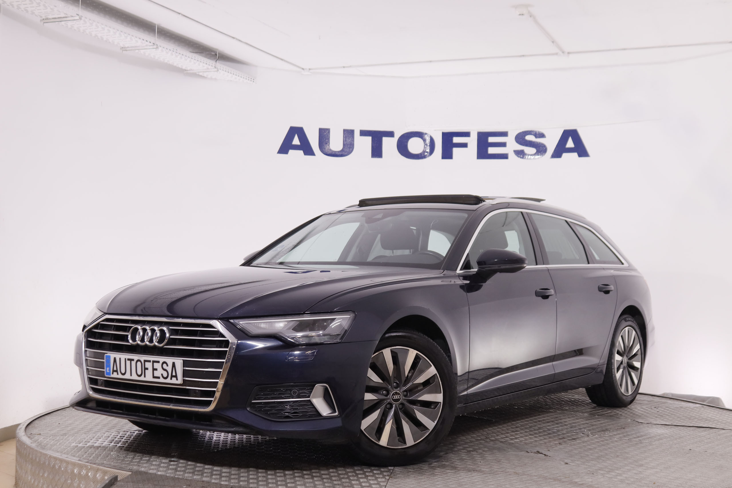 Audi A6 AVANT 2.0 SPORT STRONIC 40TDI AUTO 204CV 5P # IVA DEDUCIBLE, TECHO ELEC PANORAMICO DOBLE, NAVY foto 1