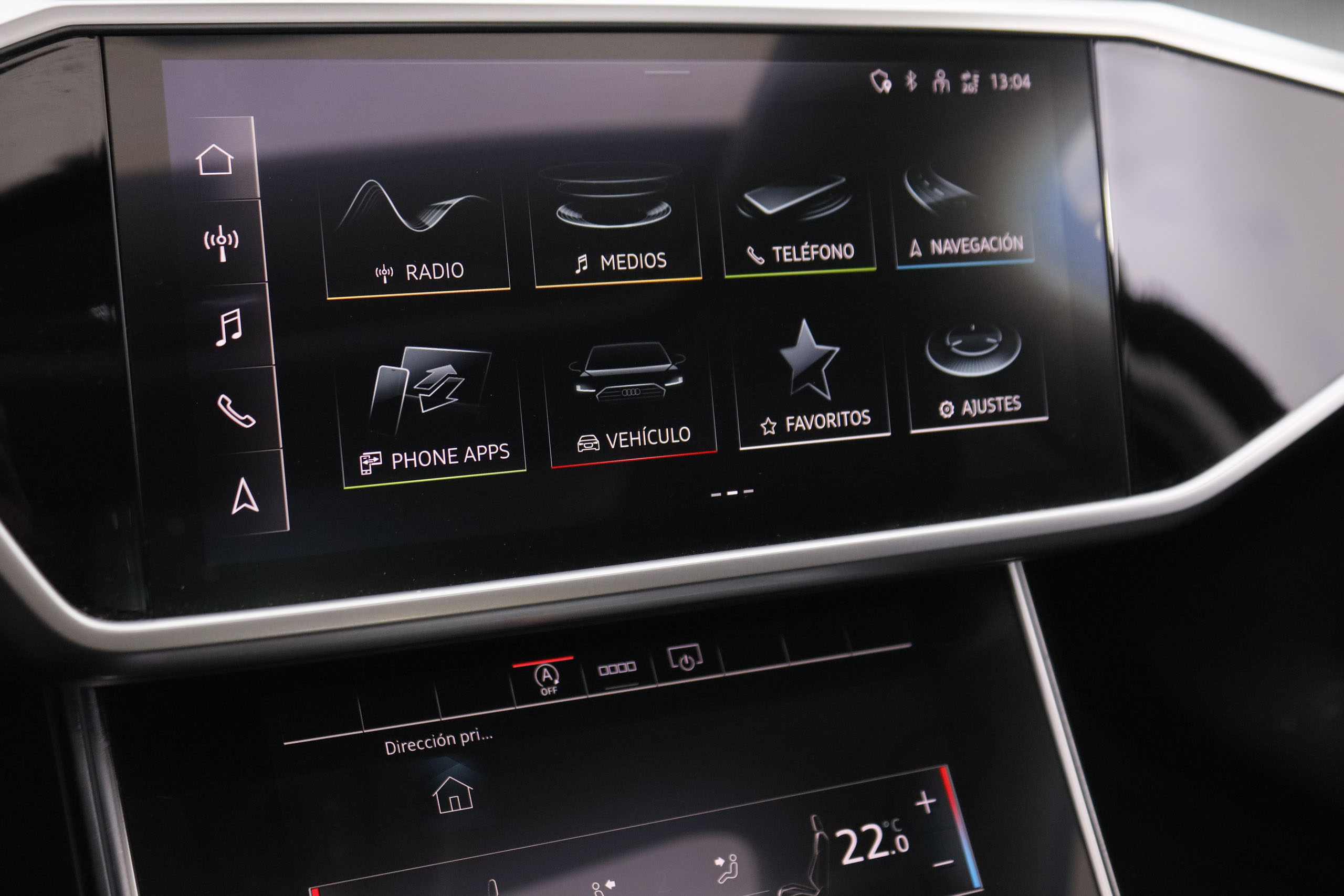 Audi A6 AVANT 2.0 SPORT STRONIC 40TDI AUTO 204CV 5P # IVA DEDUCIBLE, TECHO ELEC PANORAMICO DOBLE, NAVY foto 27