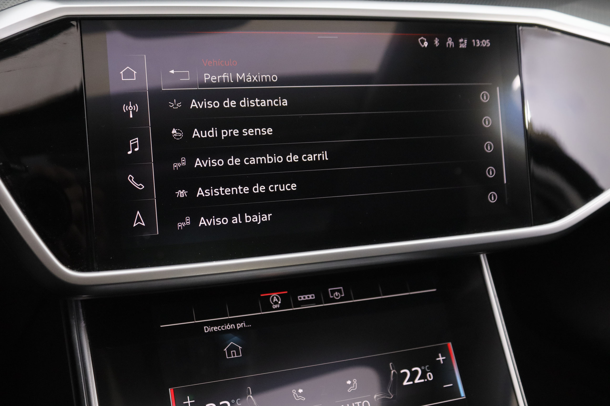 Audi A6 AVANT 2.0 SPORT STRONIC 40TDI AUTO 204CV 5P # IVA DEDUCIBLE, TECHO ELEC PANORAMICO DOBLE, NAVY foto 26