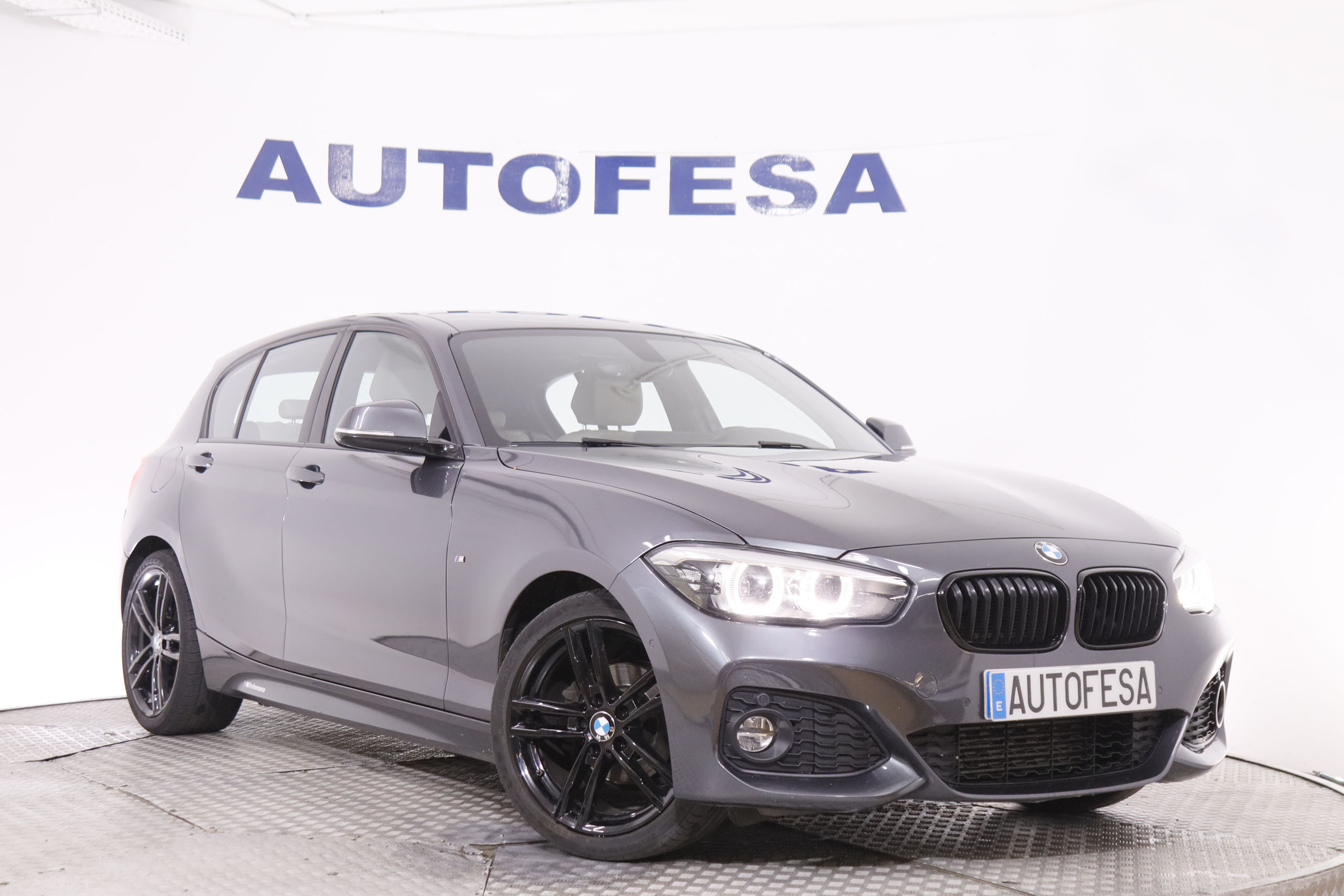 BMW 118 SERIE 1 118I M SPORT 136CV 5P # CUERO, NAVY, PARKTRONIC foto 3