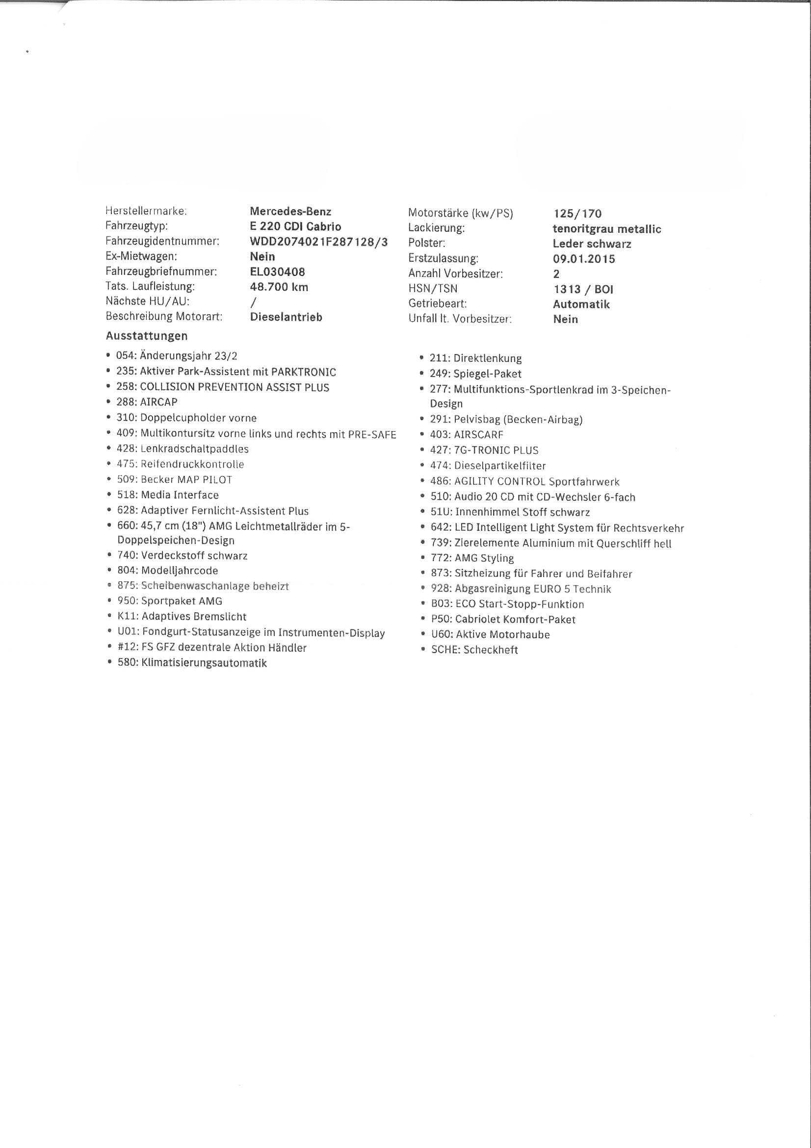 Mercedes-benz E 220 CLASE E E220 CDI AMG LINE CABRIO AUTO 170CV 2P # CUERO, PAQUETE TERMICO foto 34