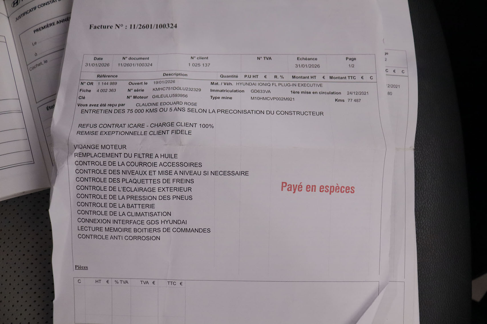 Hyundai Ioniq 1.6 PHEV PLUG IN TECNO AUTO 141CV 5P # CUERO, NAVY, PARKTRONIC foto 30