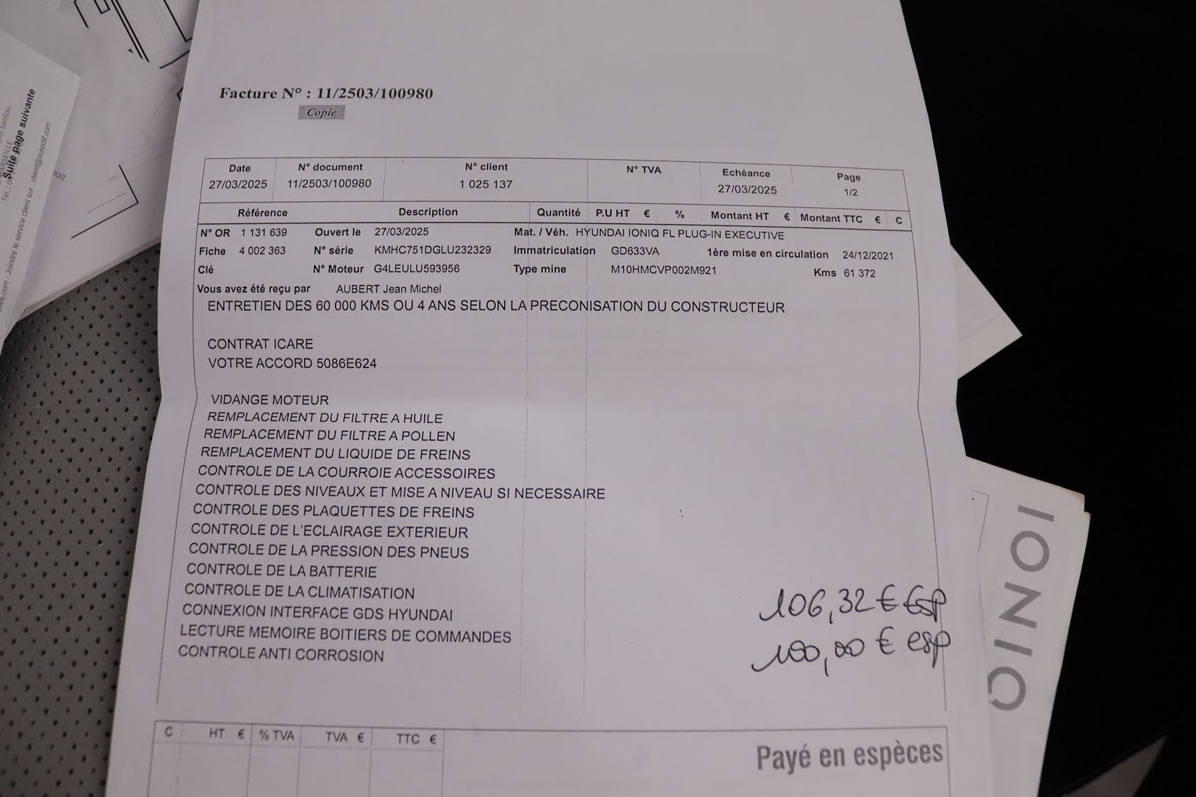 Hyundai Ioniq 1.6 PHEV PLUG IN TECNO AUTO 141CV 5P # CUERO, NAVY, PARKTRONIC foto 31