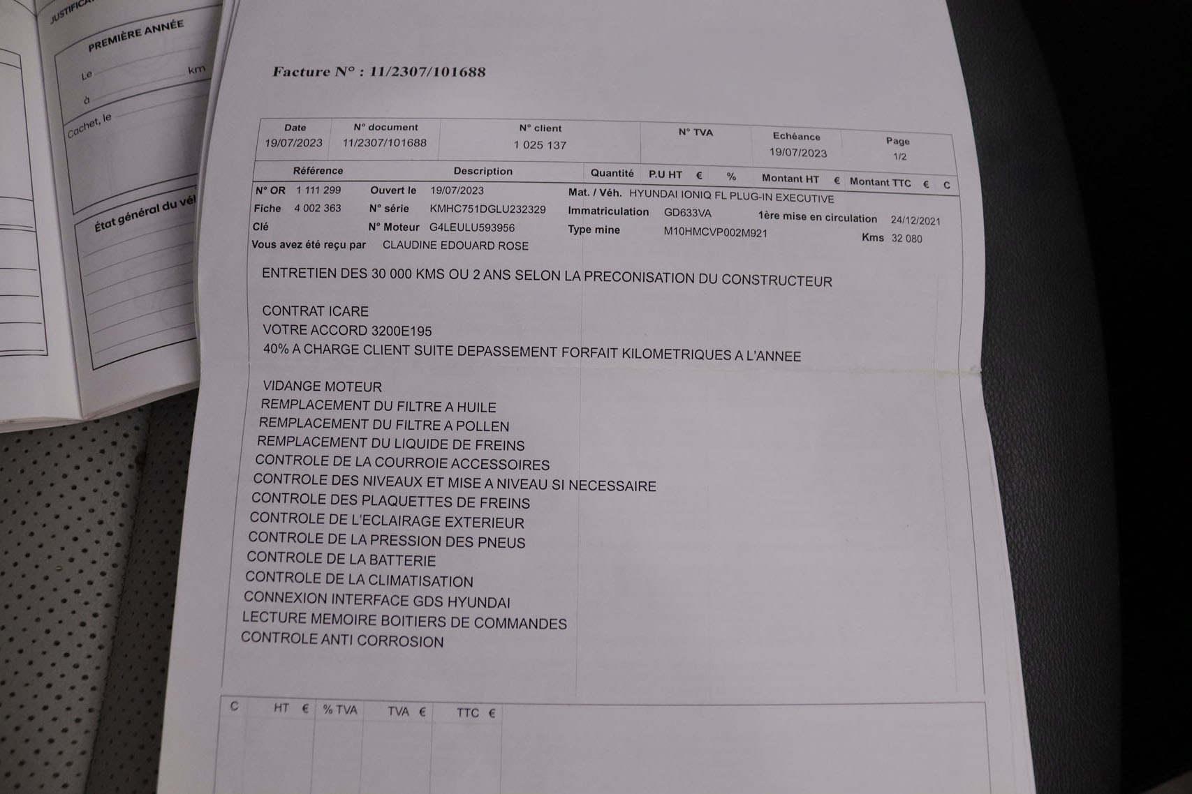 Hyundai Ioniq 1.6 PHEV PLUG IN TECNO AUTO 141CV 5P # CUERO, NAVY, PARKTRONIC foto 32