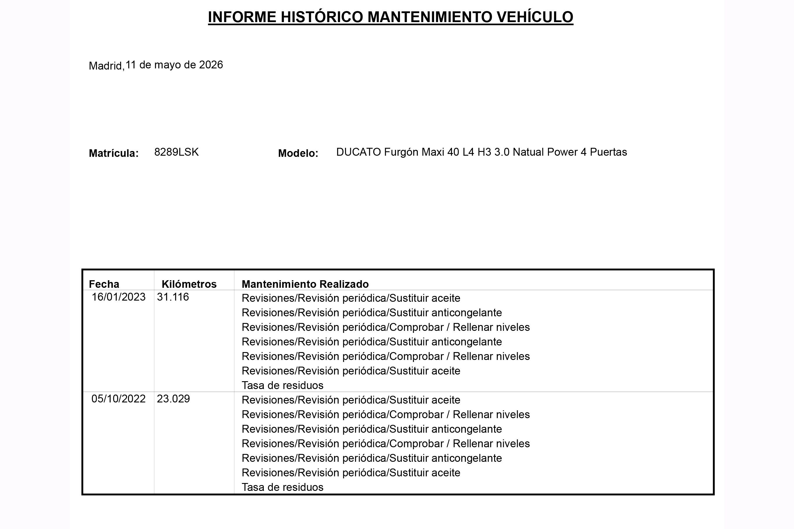 Fiat Ducato Furgon Maxi L4H3 3.0 Natural Power GAS GNC - foto 21