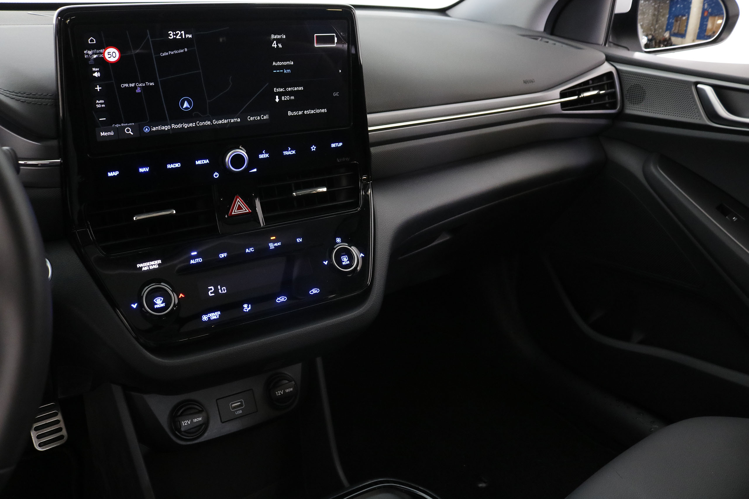 Hyundai Ioniq Style Electrico 136cv Auto 5P # GARANTIA FAB 08/2025, NAVY, CUERO, TECHO ELECTRICO foto 18