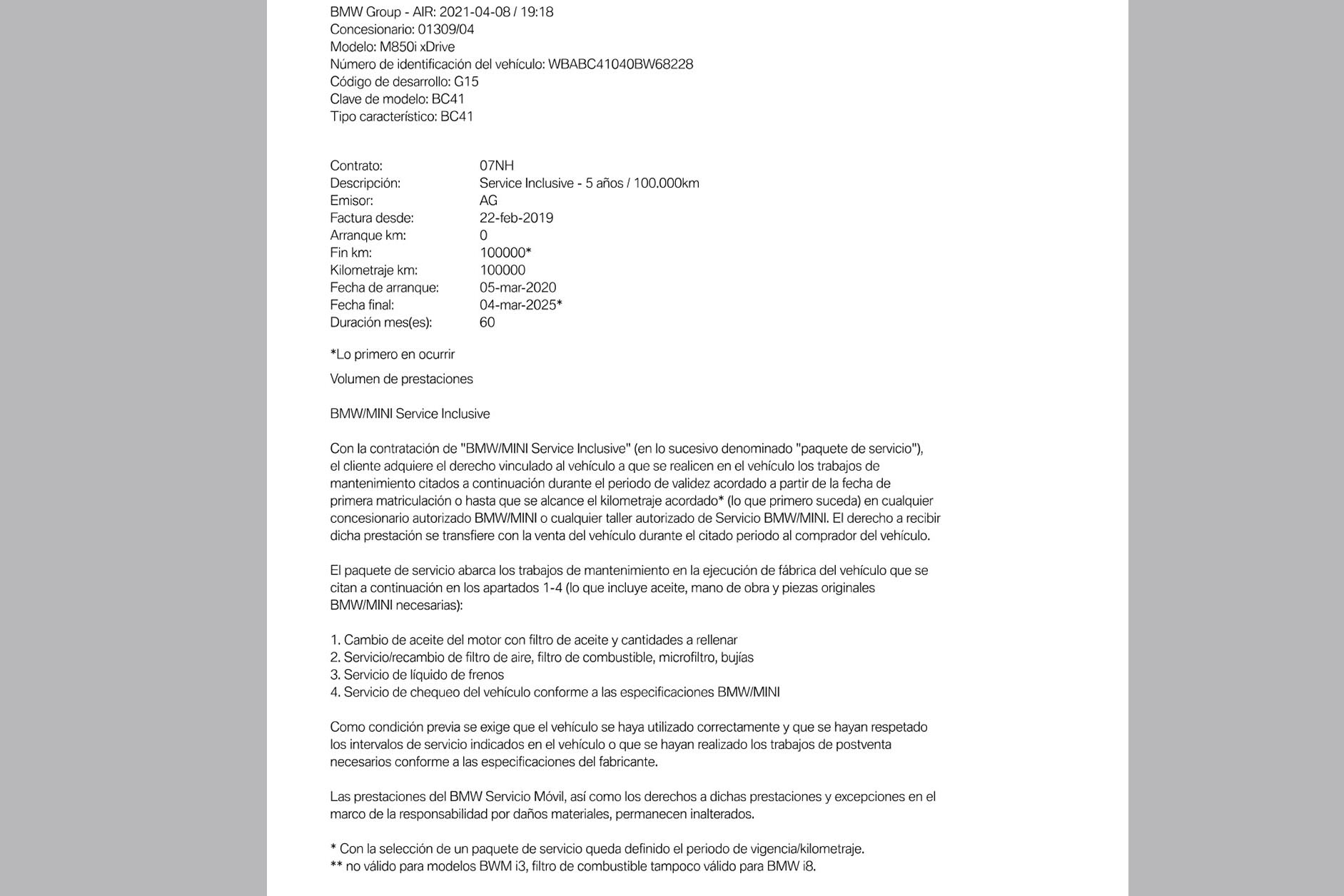 BMW M850 SERIE 8 M850I Coupe XDrive Pack M Auto 530cv 2P # CUERO,NAVY,PACK CARBONO,CAMARA foto 33