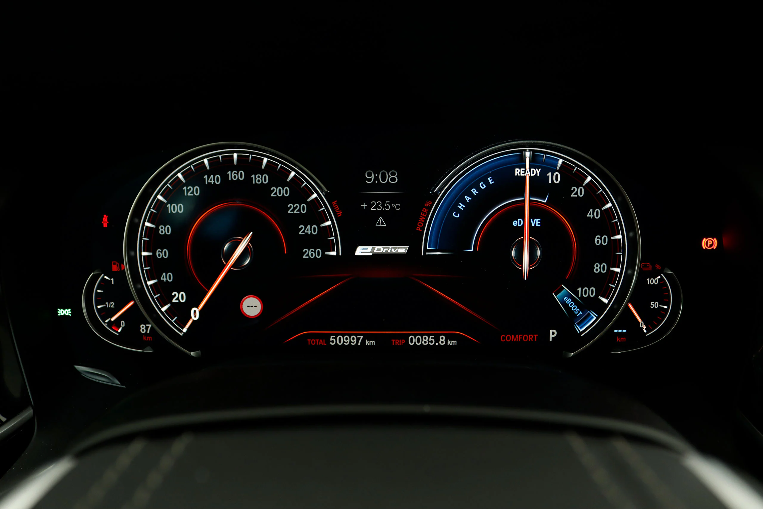 BMW 740 2.0 iPerformance Exclusive 326cv 4P Auto # IVA DEDUCIBLE, NAVY, CUERO, TECHO - Foto 19