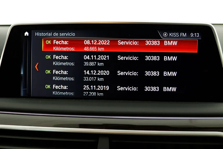 BMW 740 2.0 iPerformance Exclusive 326cv 4P Auto # IVA DEDUCIBLE, NAVY, CUERO, TECHO foto 34