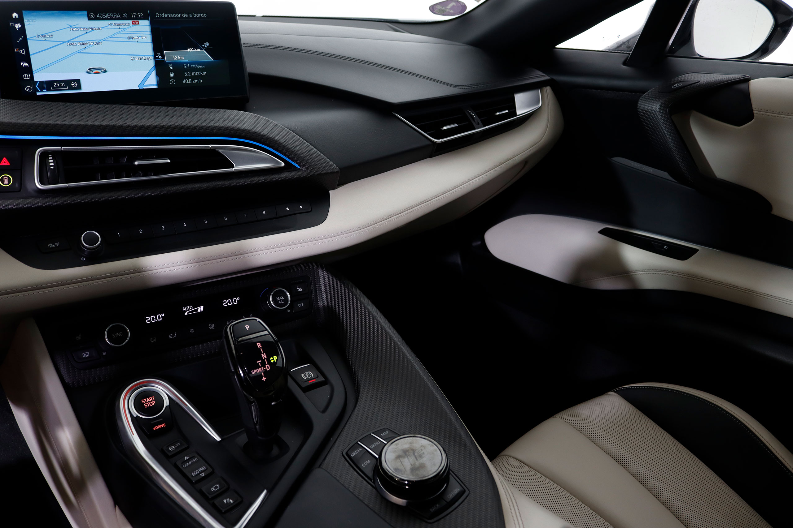 BMW I8 Roadster Híbrido Enchufable 367cv Auto 2P # CUERO, NAVY, FAROS LED foto 11